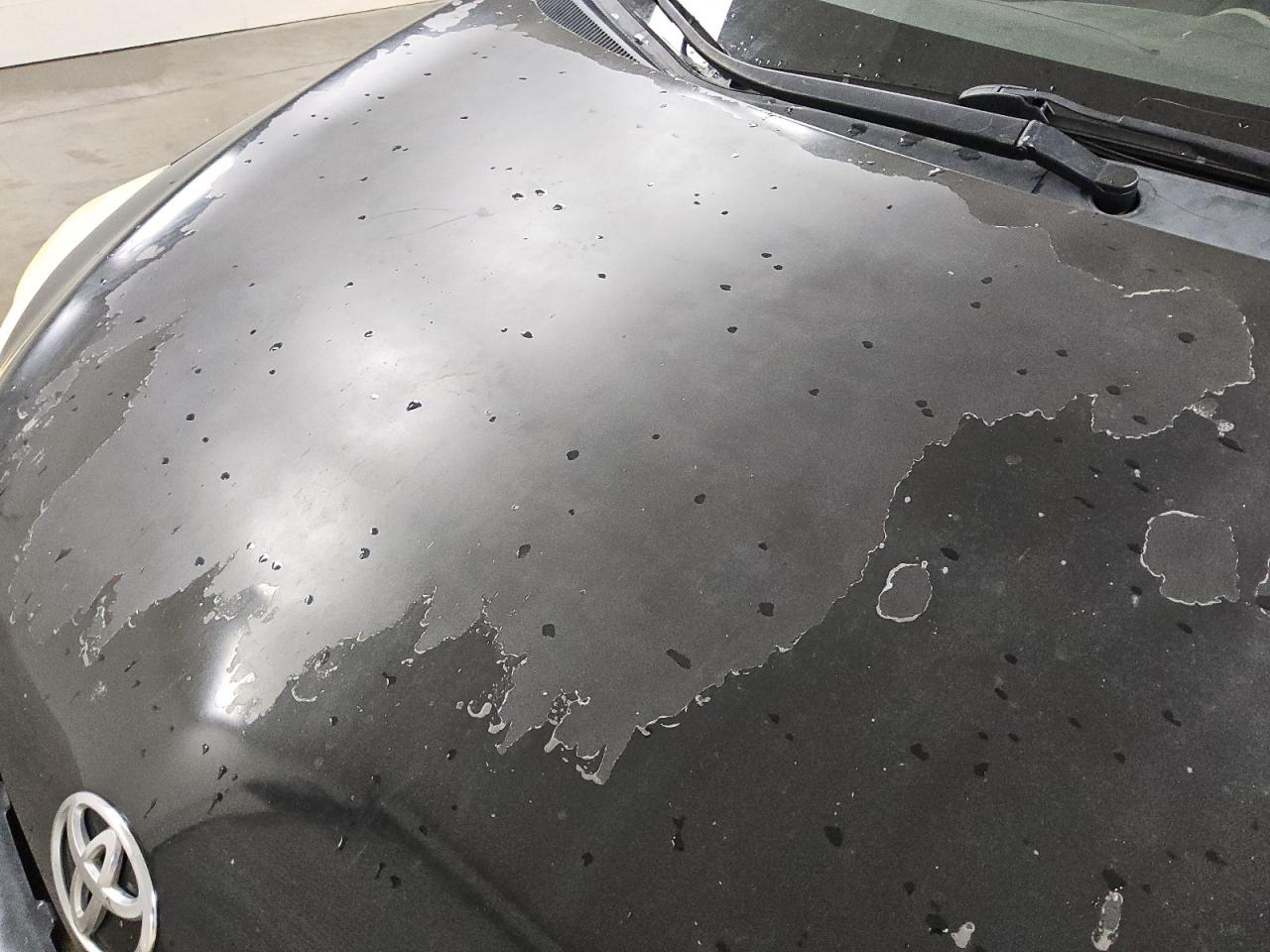 2009 Toyota Matrix Base Black vin: 2T1KU40E49C088294 Damage: Hood, Peeling, > 12 Inches