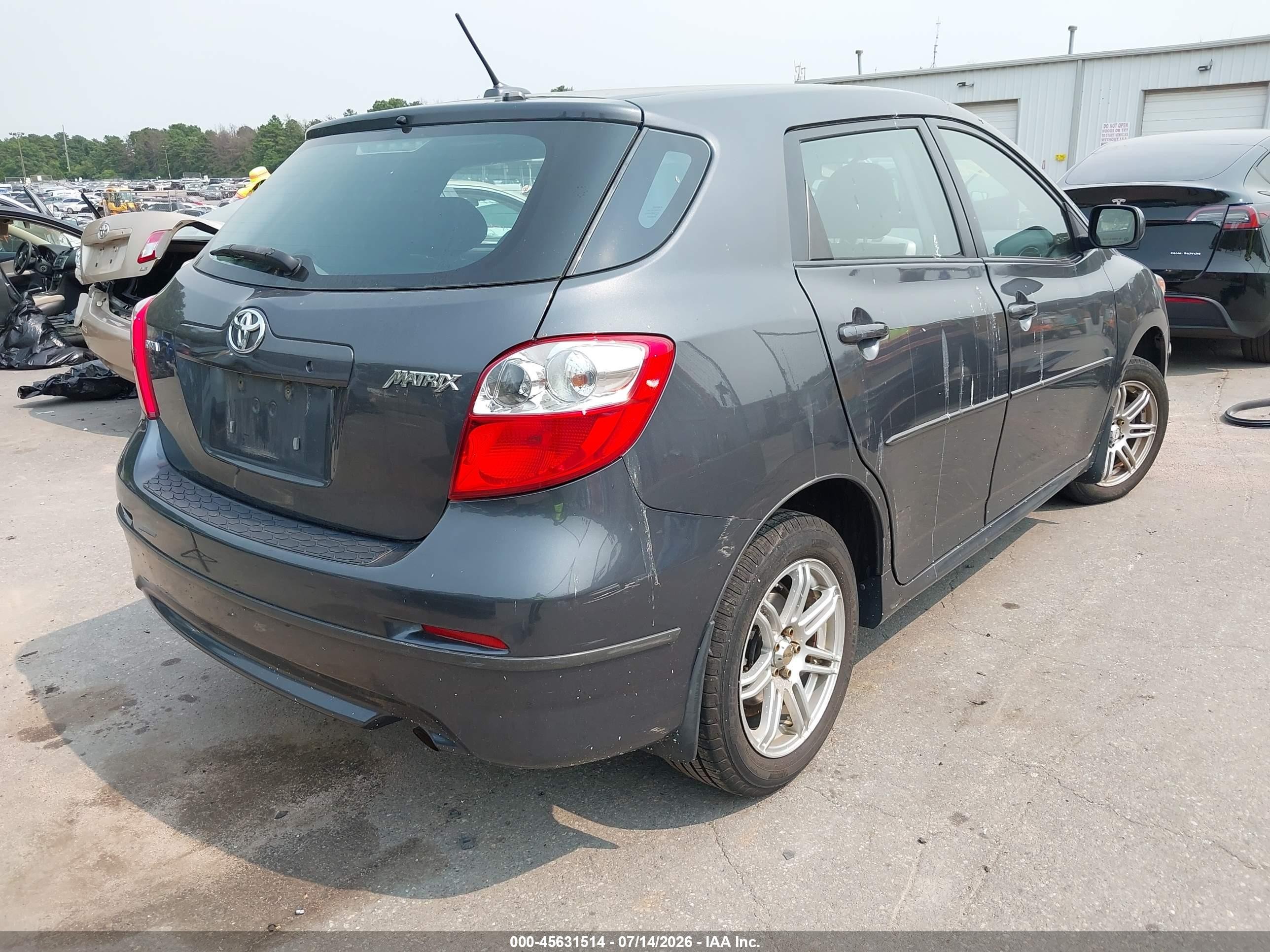 2009 Toyota Matrix   Gray vin: 2T1KU40E49C135467
