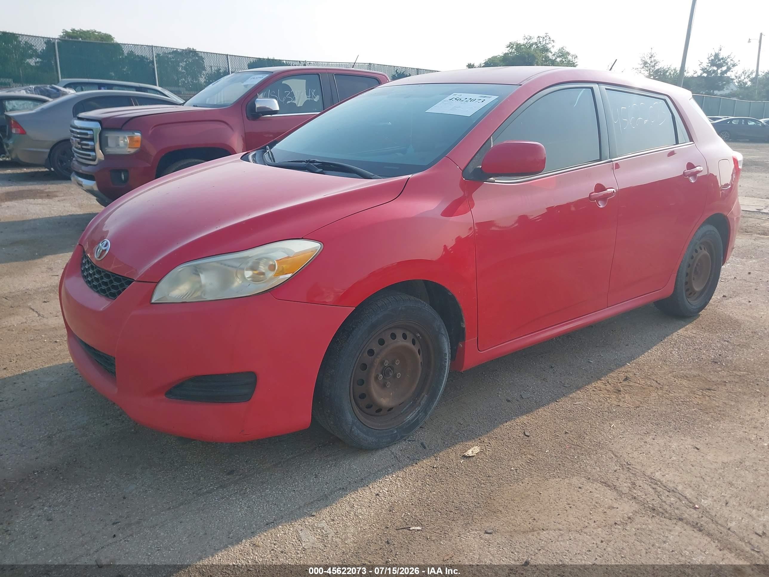 2009 Toyota Matrix   Red vin: 2T1KU40E49C166718