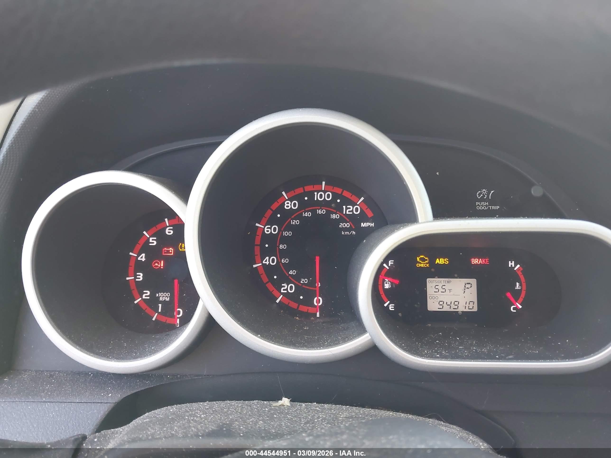 2009 Toyota Matrix   Black vin: 2T1KU40E59C038181