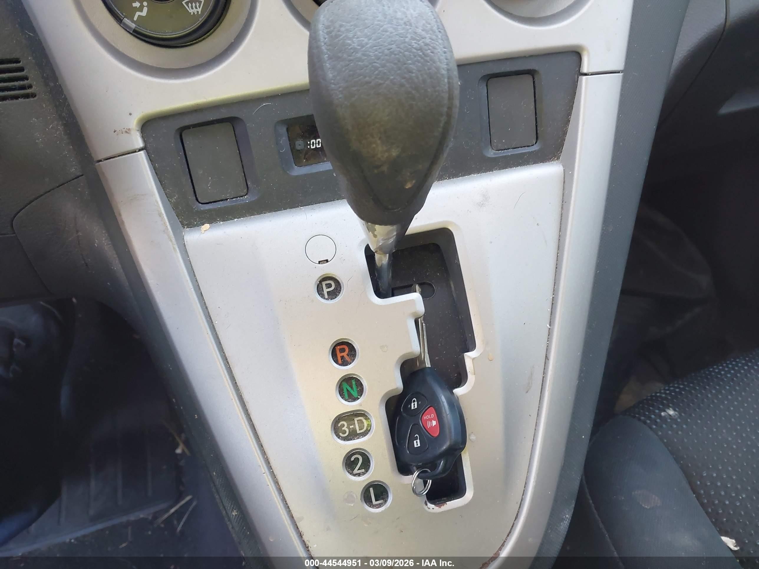 2009 Toyota Matrix   Black vin: 2T1KU40E59C038181