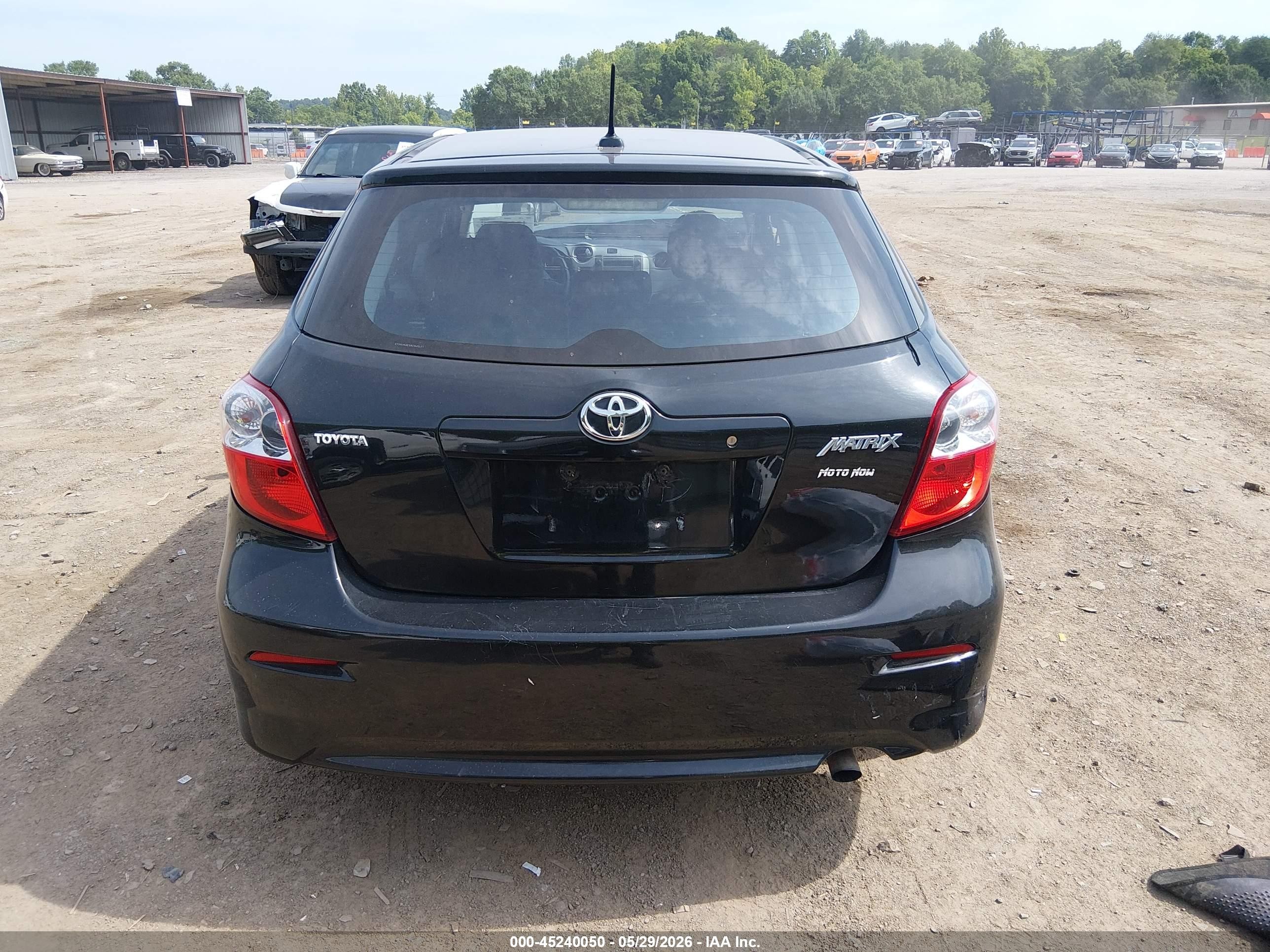 2009 Toyota Matrix   Black vin: 2T1KU40E59C065123