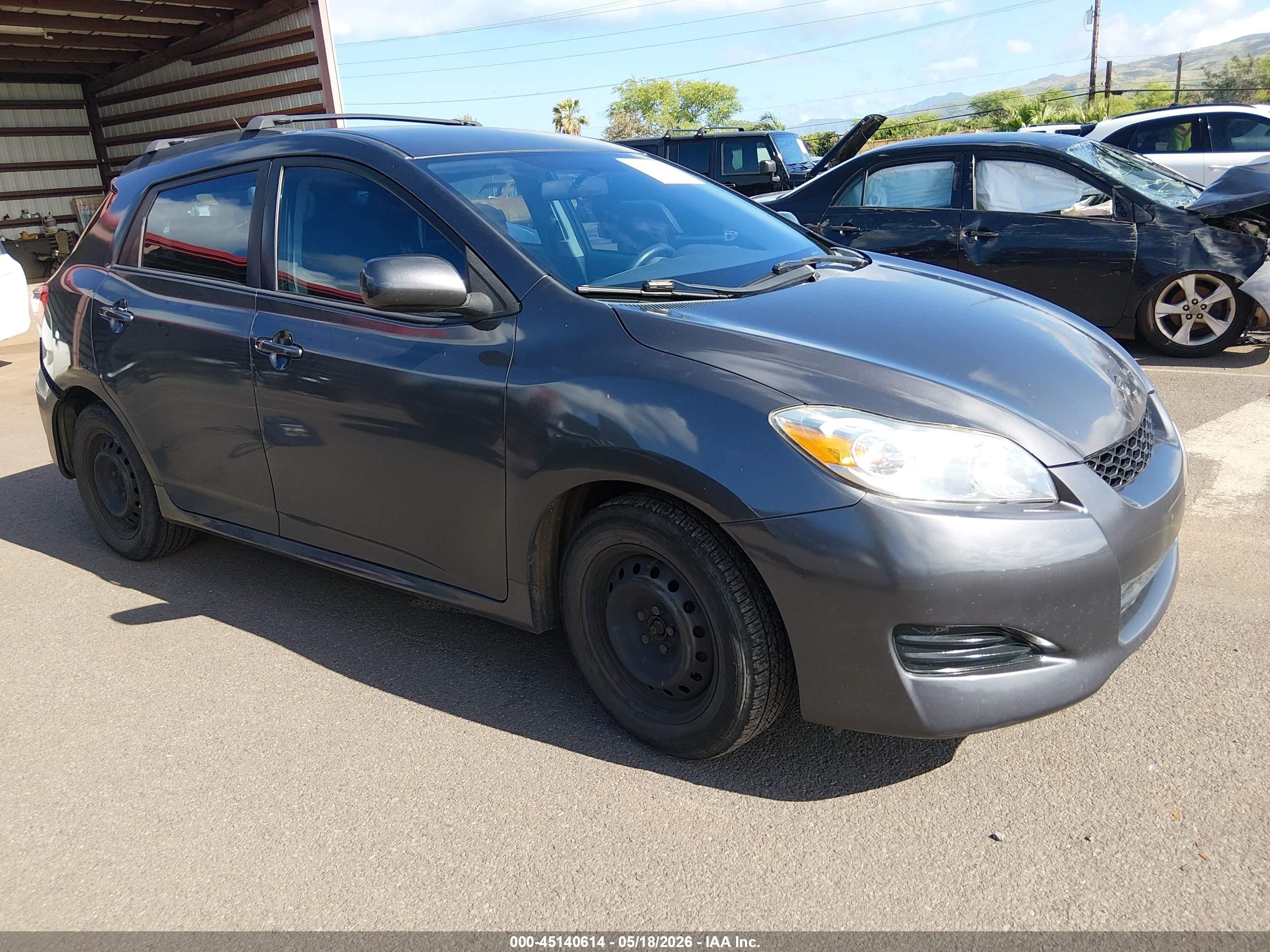 2009 Toyota Matrix   Gray vin: 2T1KU40E69C111669