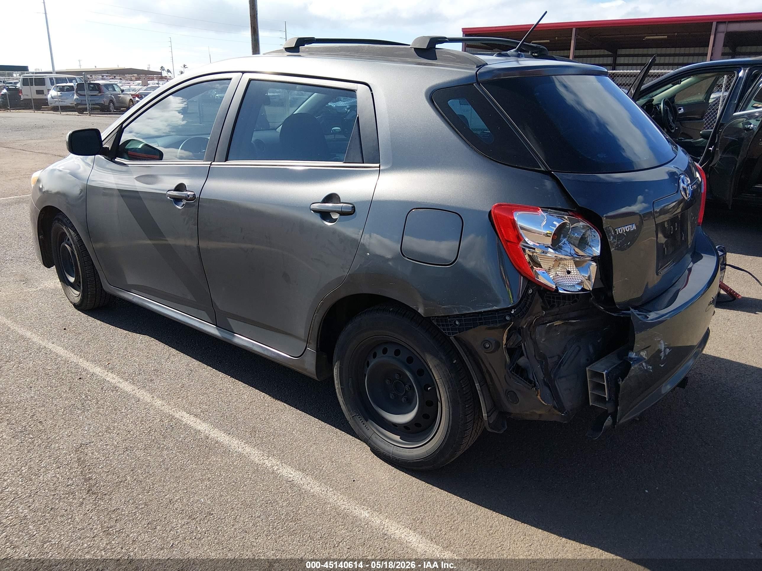 2009 Toyota Matrix   Gray vin: 2T1KU40E69C111669