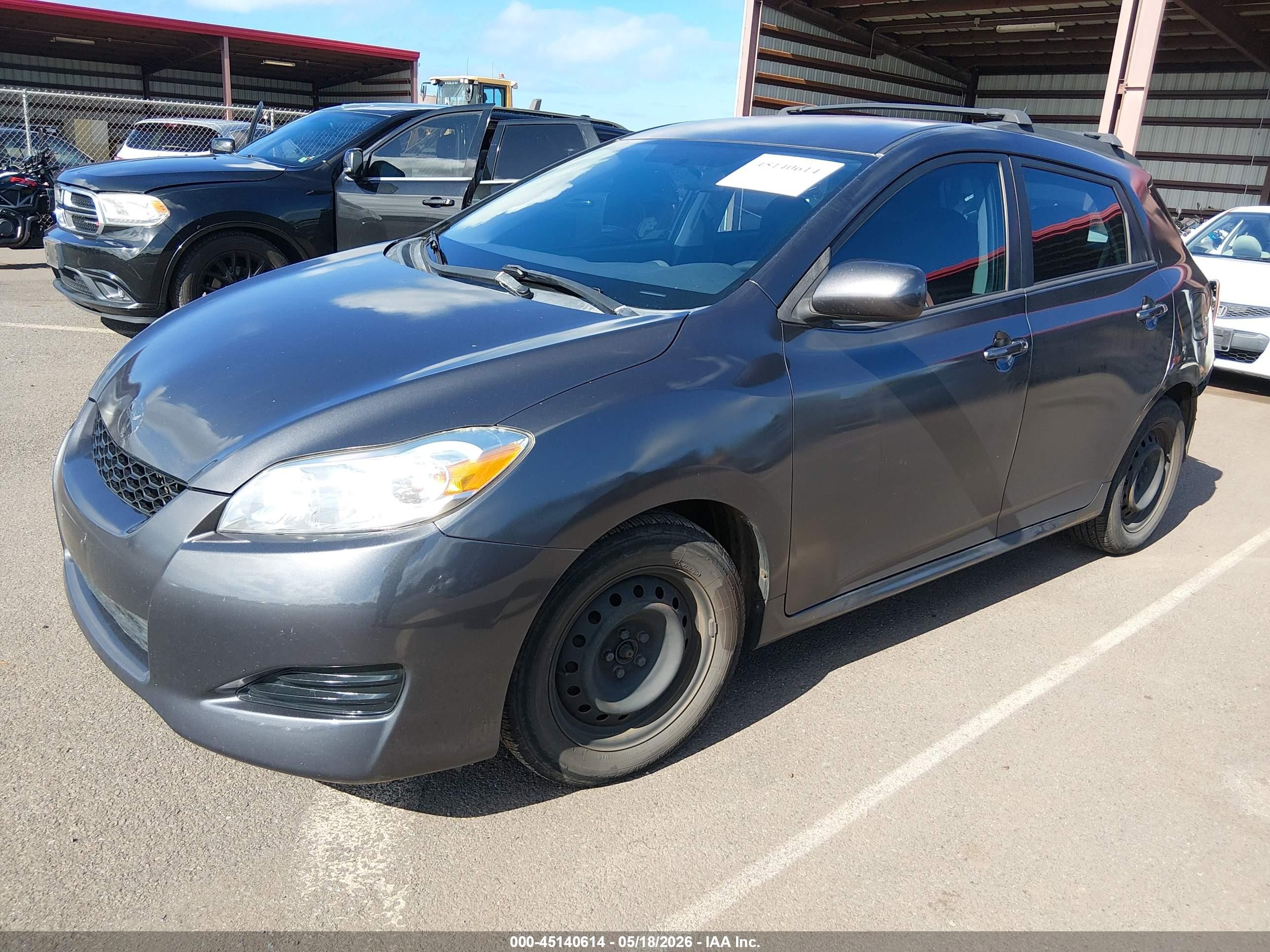2009 Toyota Matrix   Gray vin: 2T1KU40E69C111669