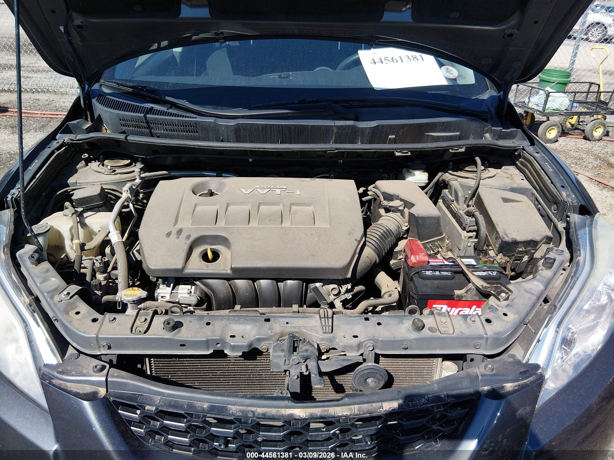 2009 Toyota Matrix   Gray vin: 2T1KU40E69C123756