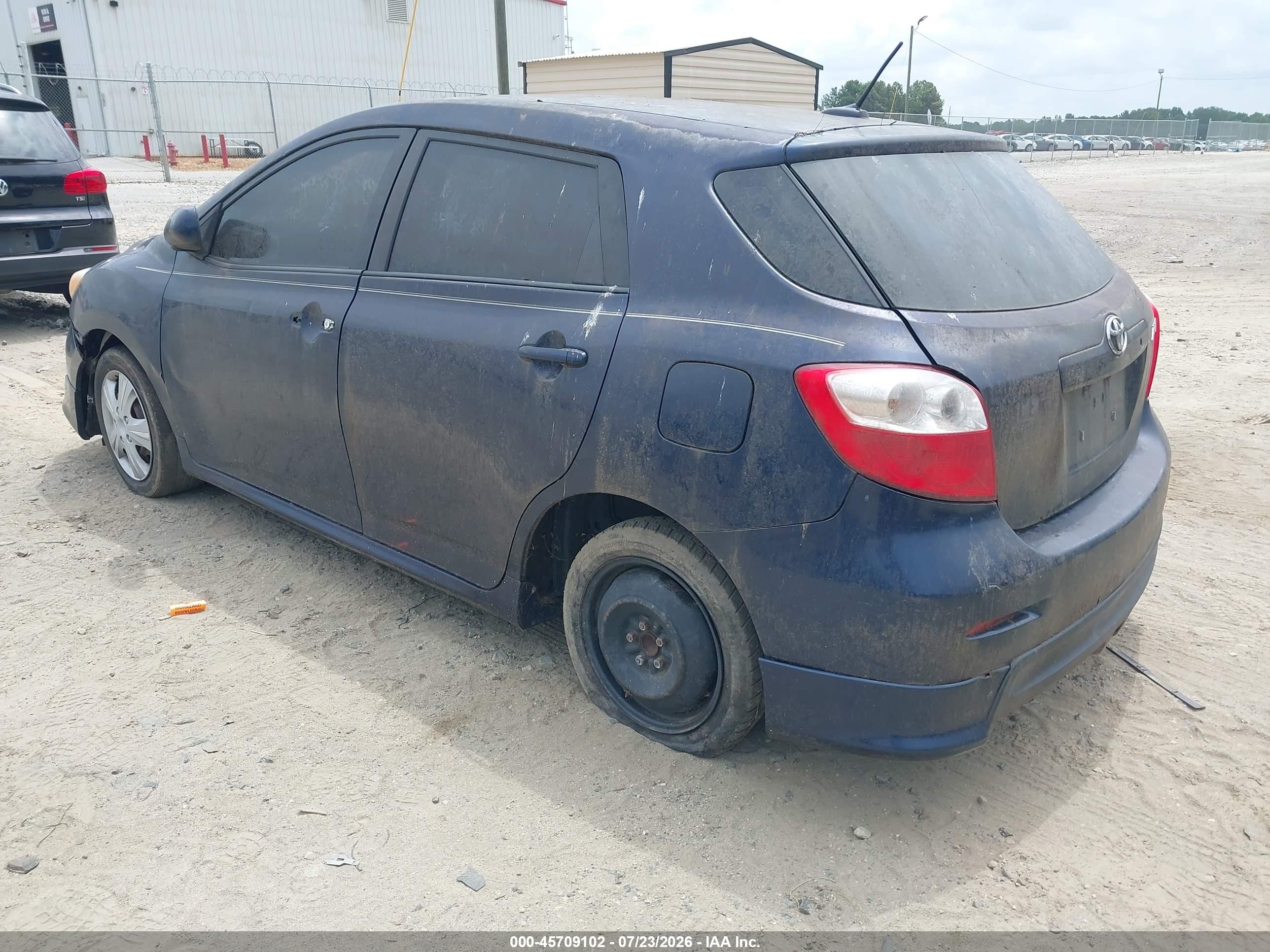 2009 Toyota Matrix   Blue vin: 2T1KU40E69C161133