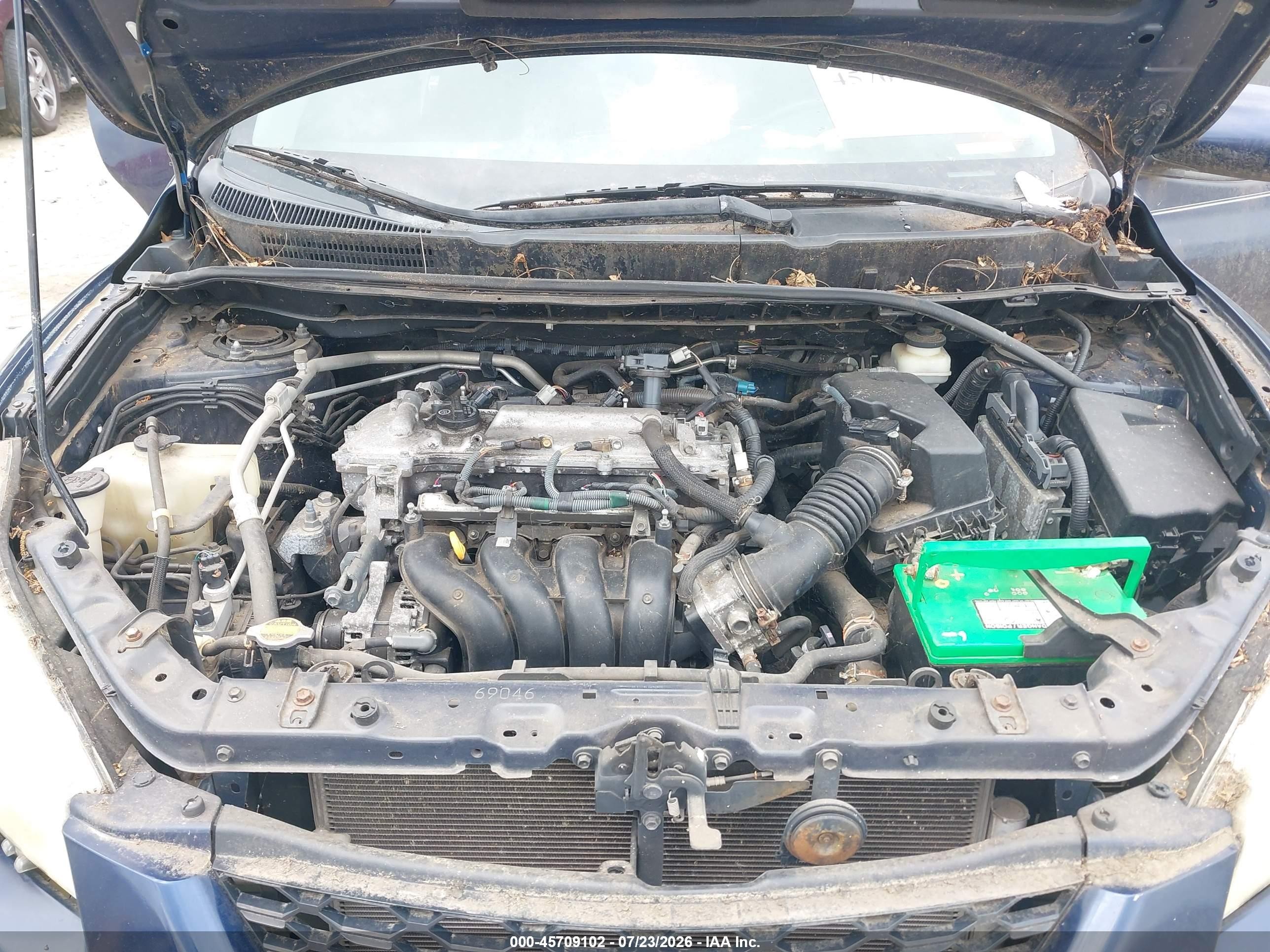 2009 Toyota Matrix   Blue vin: 2T1KU40E69C161133