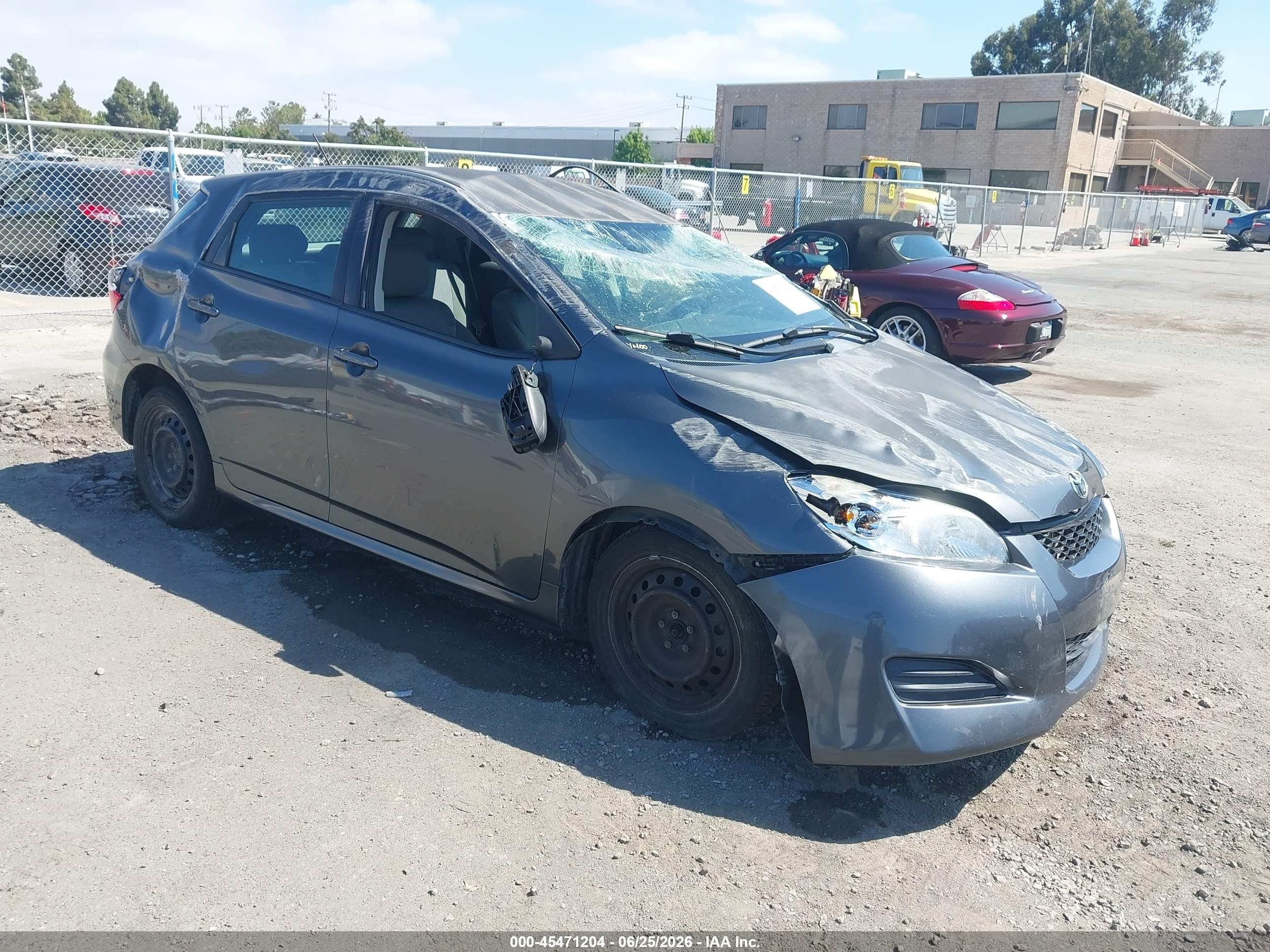 2009 Toyota Matrix   Gray vin: 2T1KU40E79C006378
