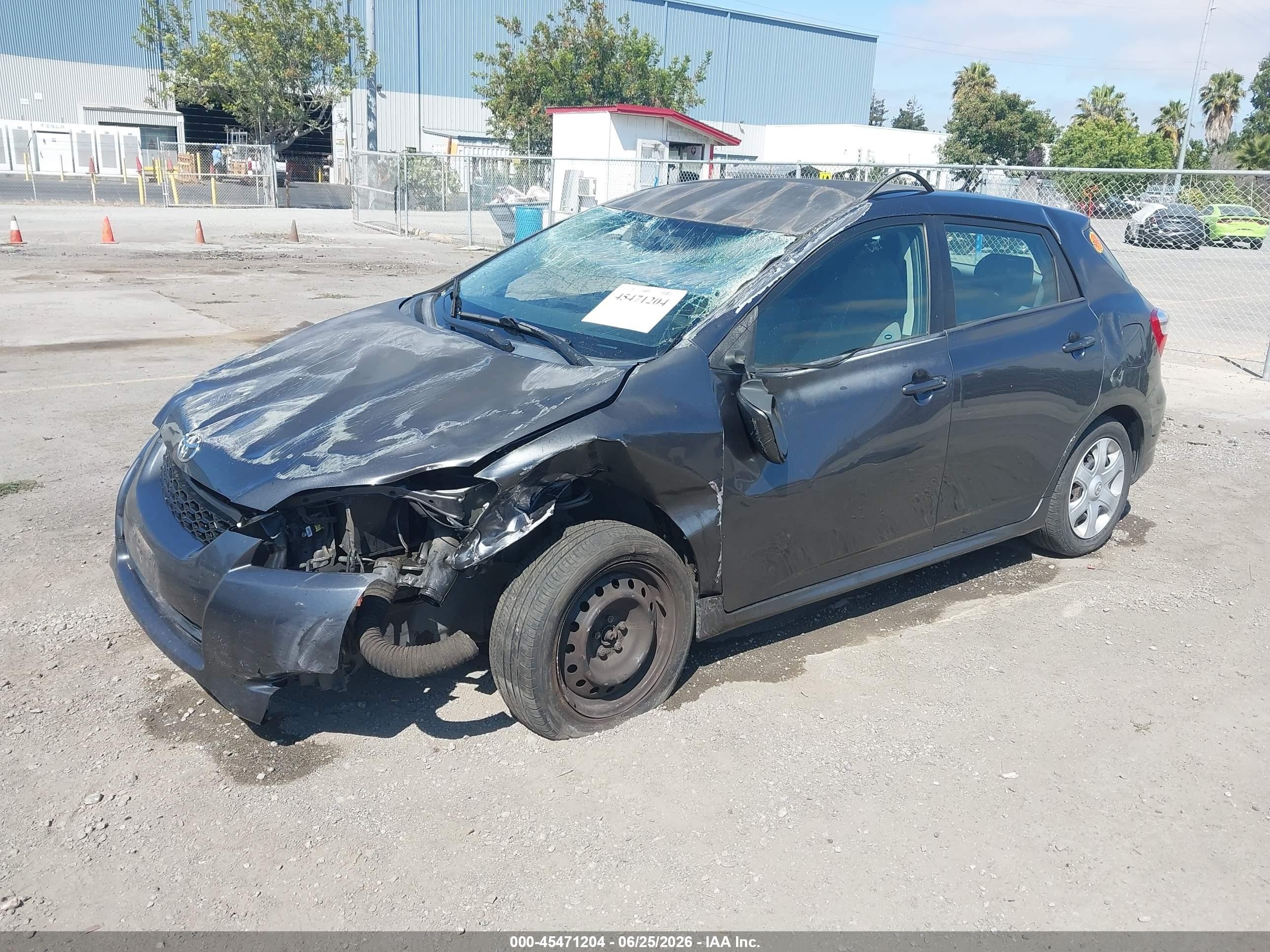 2009 Toyota Matrix   Gray vin: 2T1KU40E79C006378