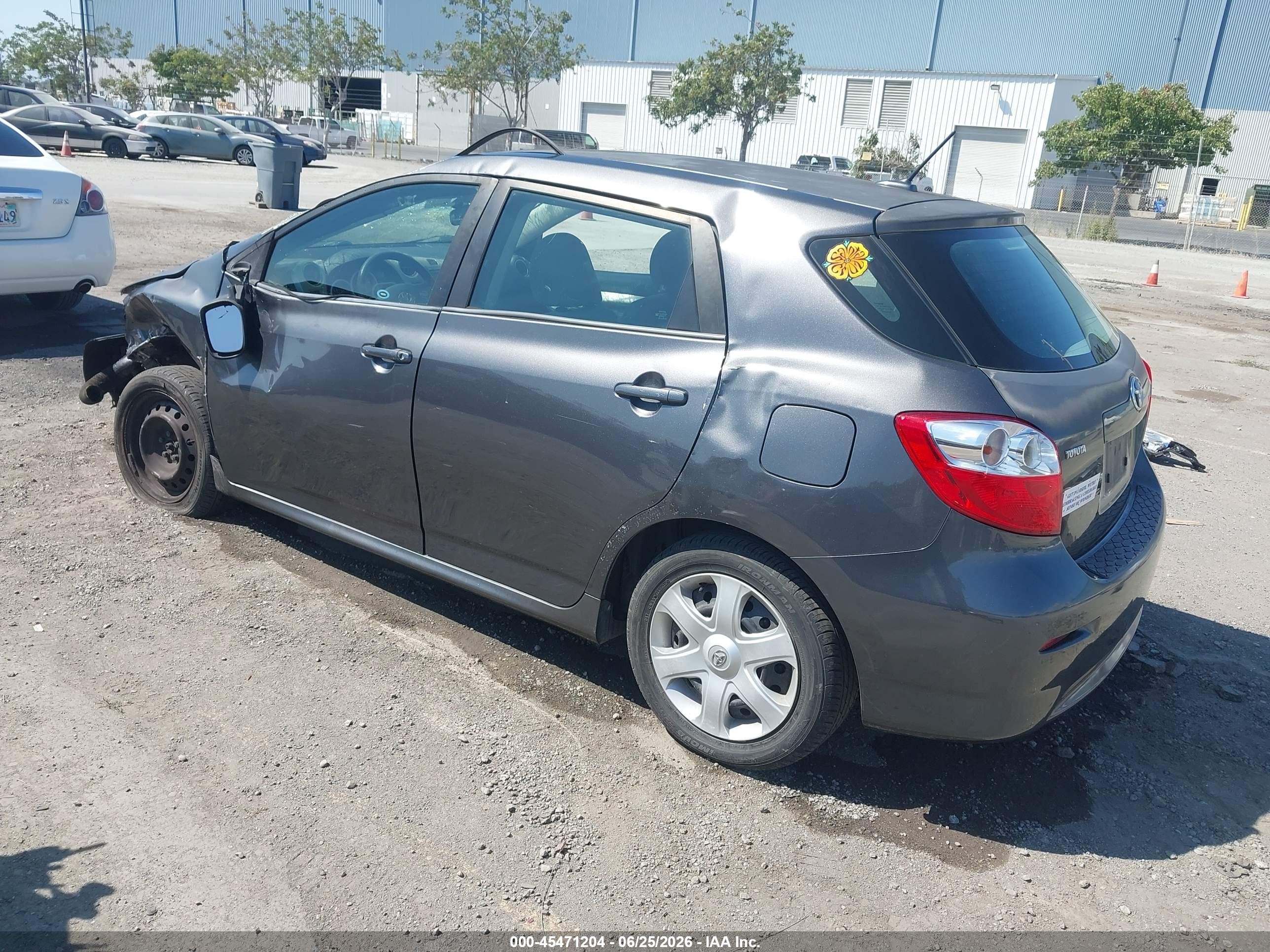 2009 Toyota Matrix   Gray vin: 2T1KU40E79C006378
