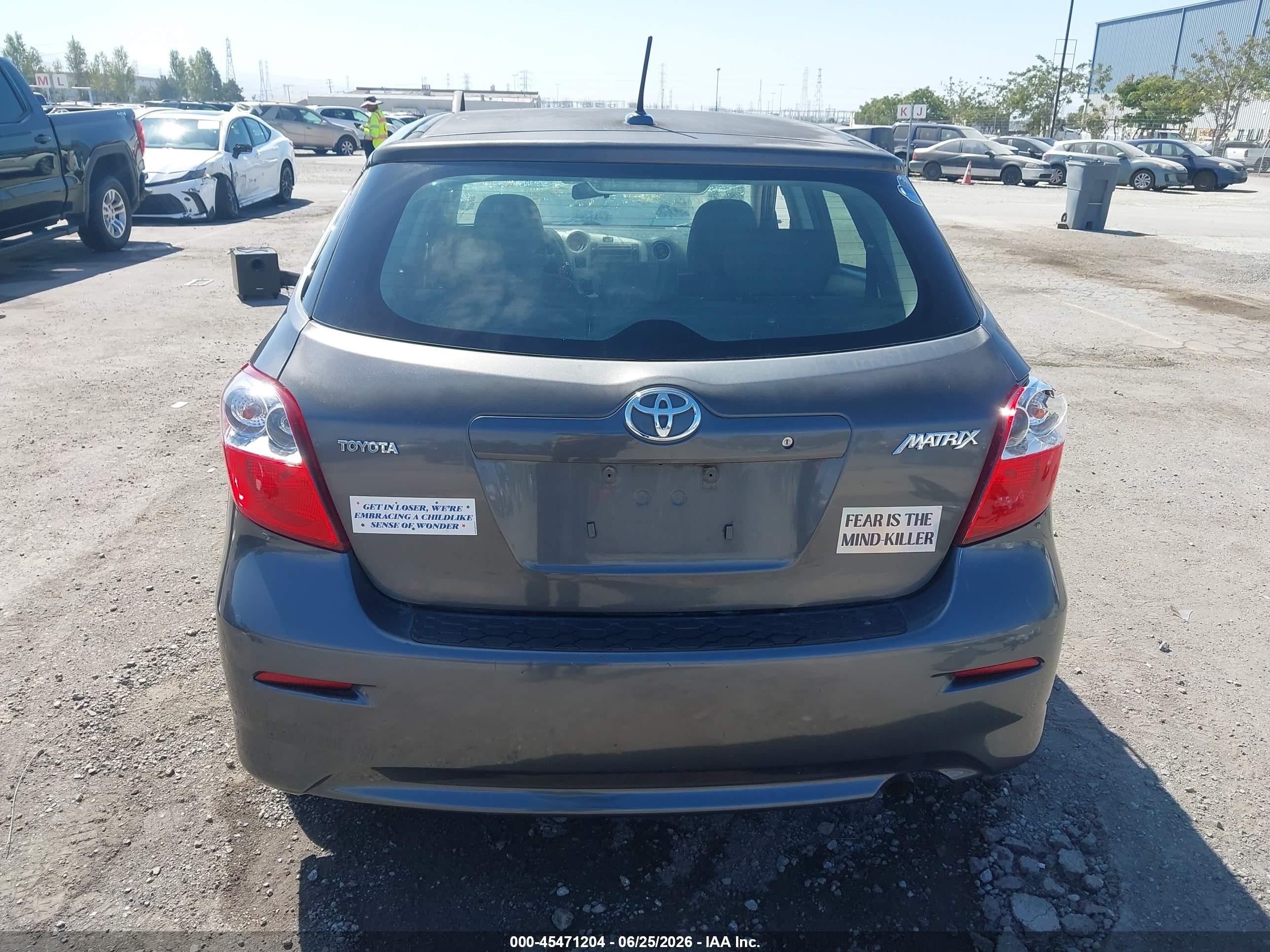 2009 Toyota Matrix   Gray vin: 2T1KU40E79C006378