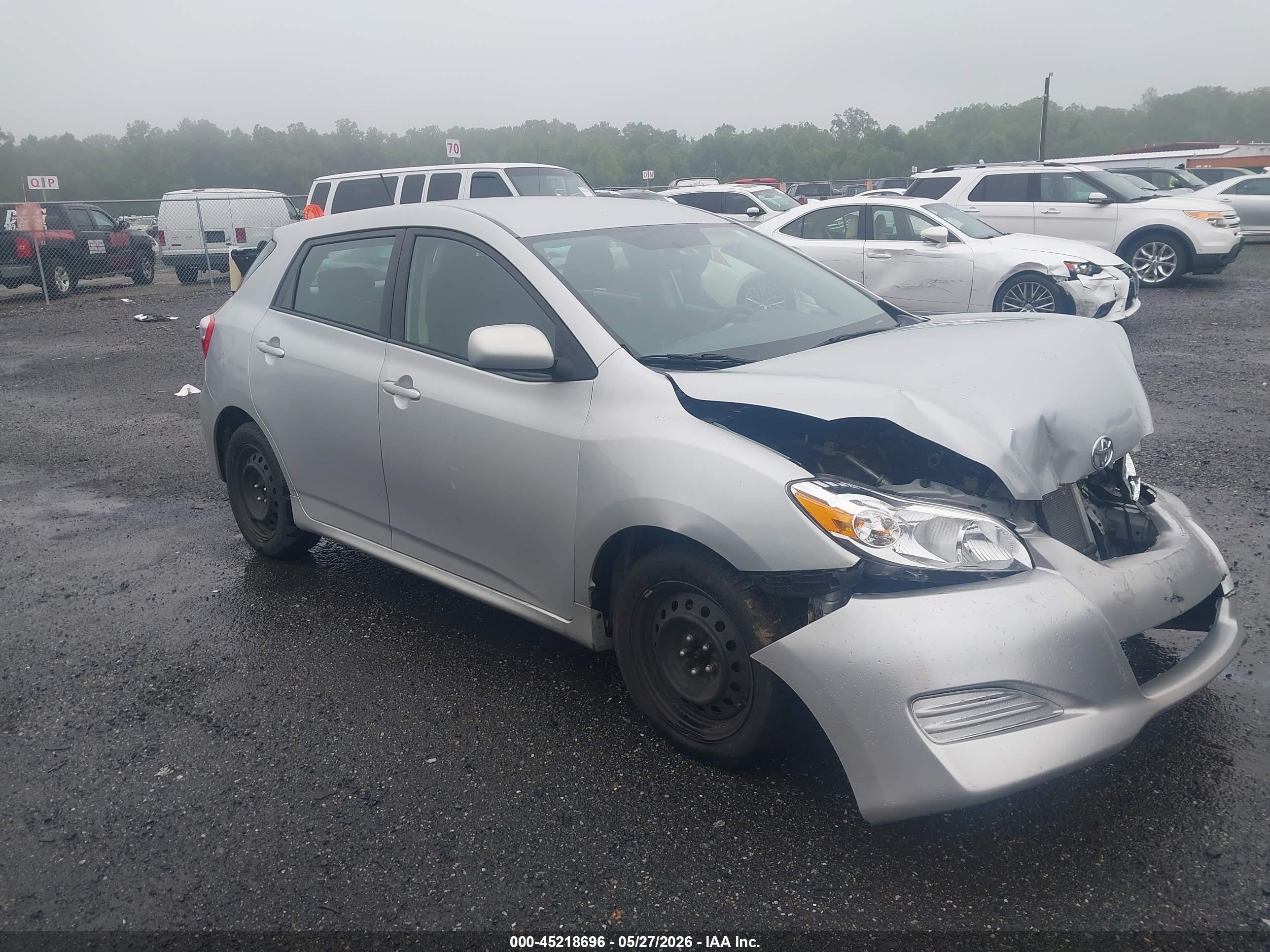 2009 Toyota Matrix   Gray vin: 2T1KU40E79C094218
