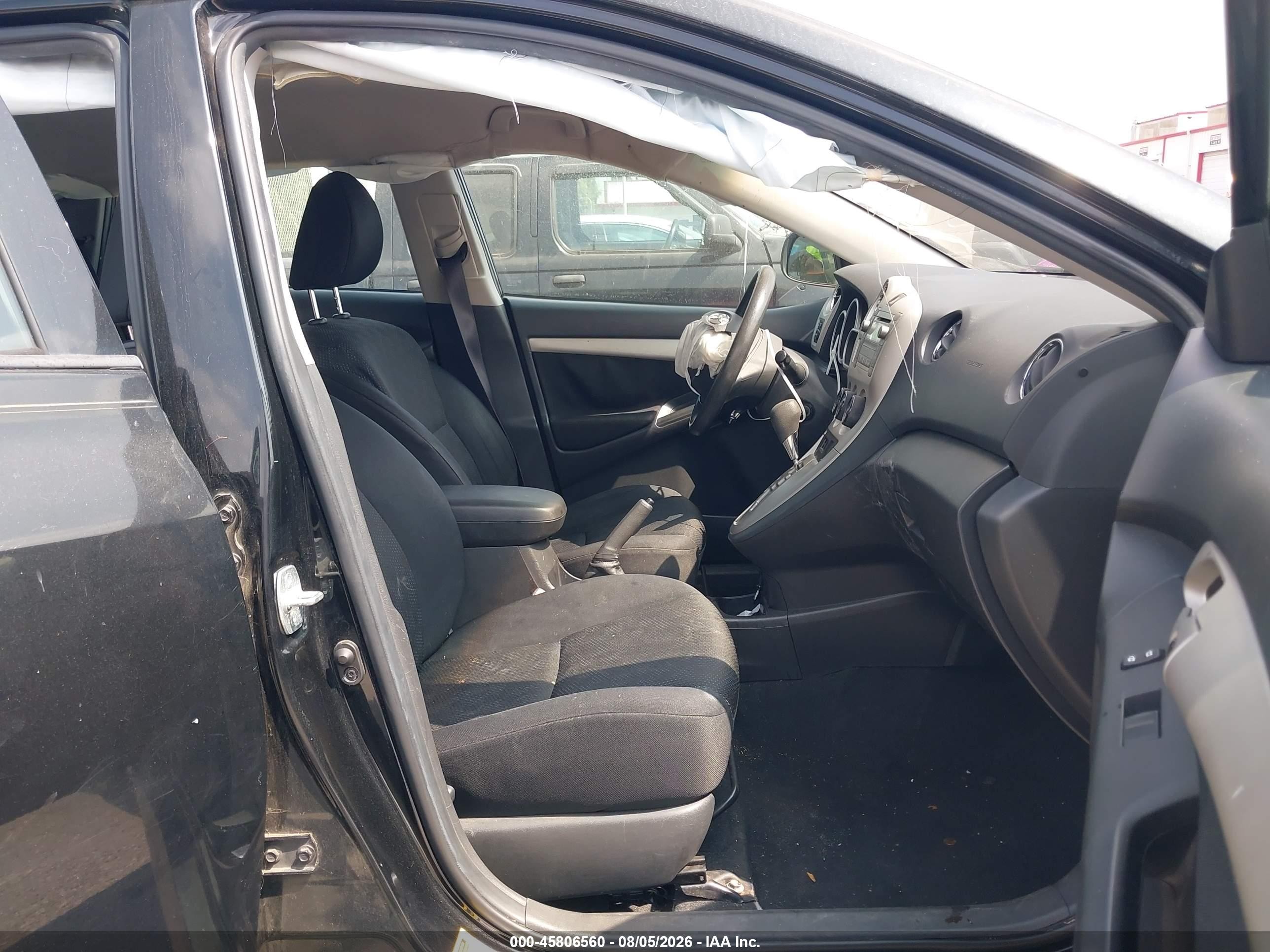2009 Toyota Matrix   Black vin: 2T1KU40E89C038546