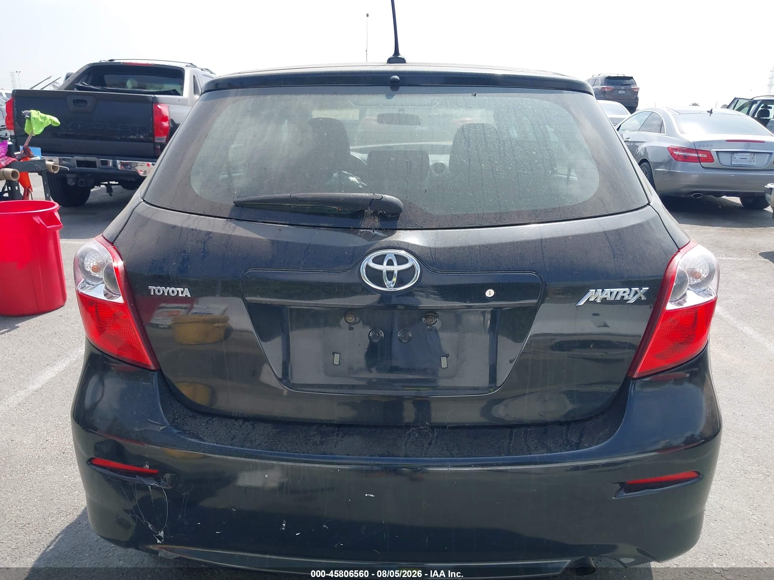 2009 Toyota Matrix   Black vin: 2T1KU40E89C038546