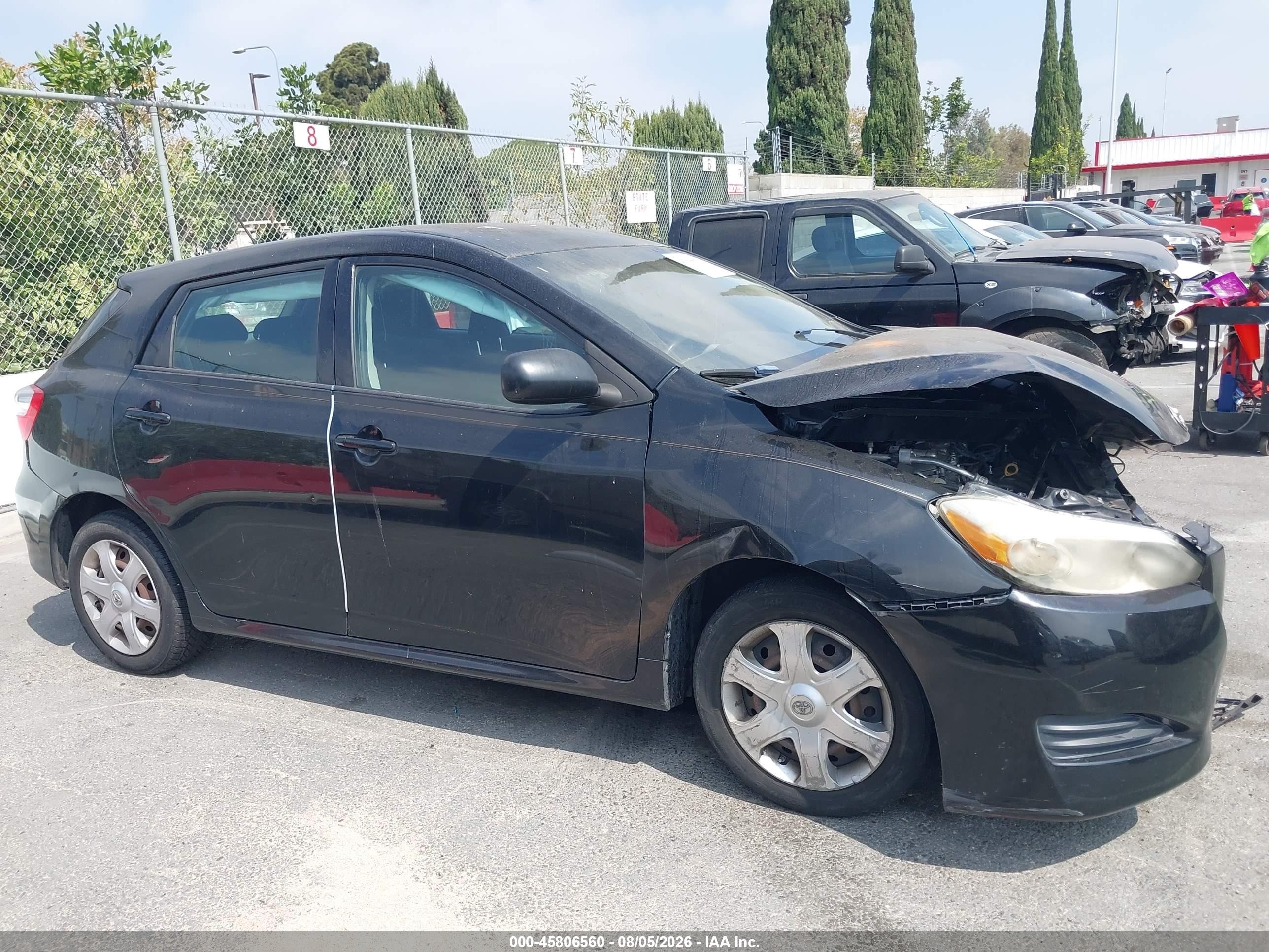 2009 Toyota Matrix   Black vin: 2T1KU40E89C038546