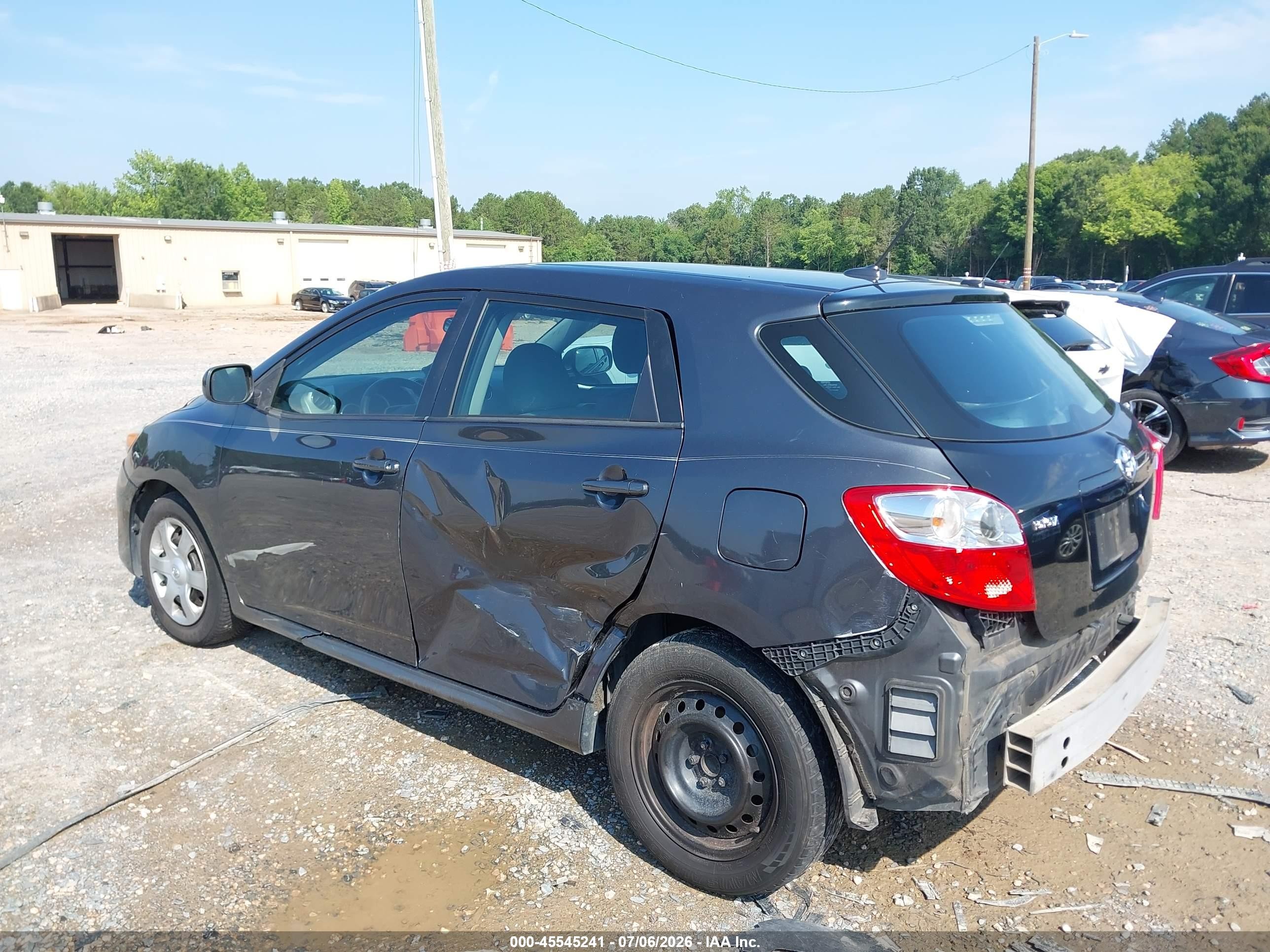 2009 Toyota Matrix   Gray vin: 2T1KU40E89C123953
