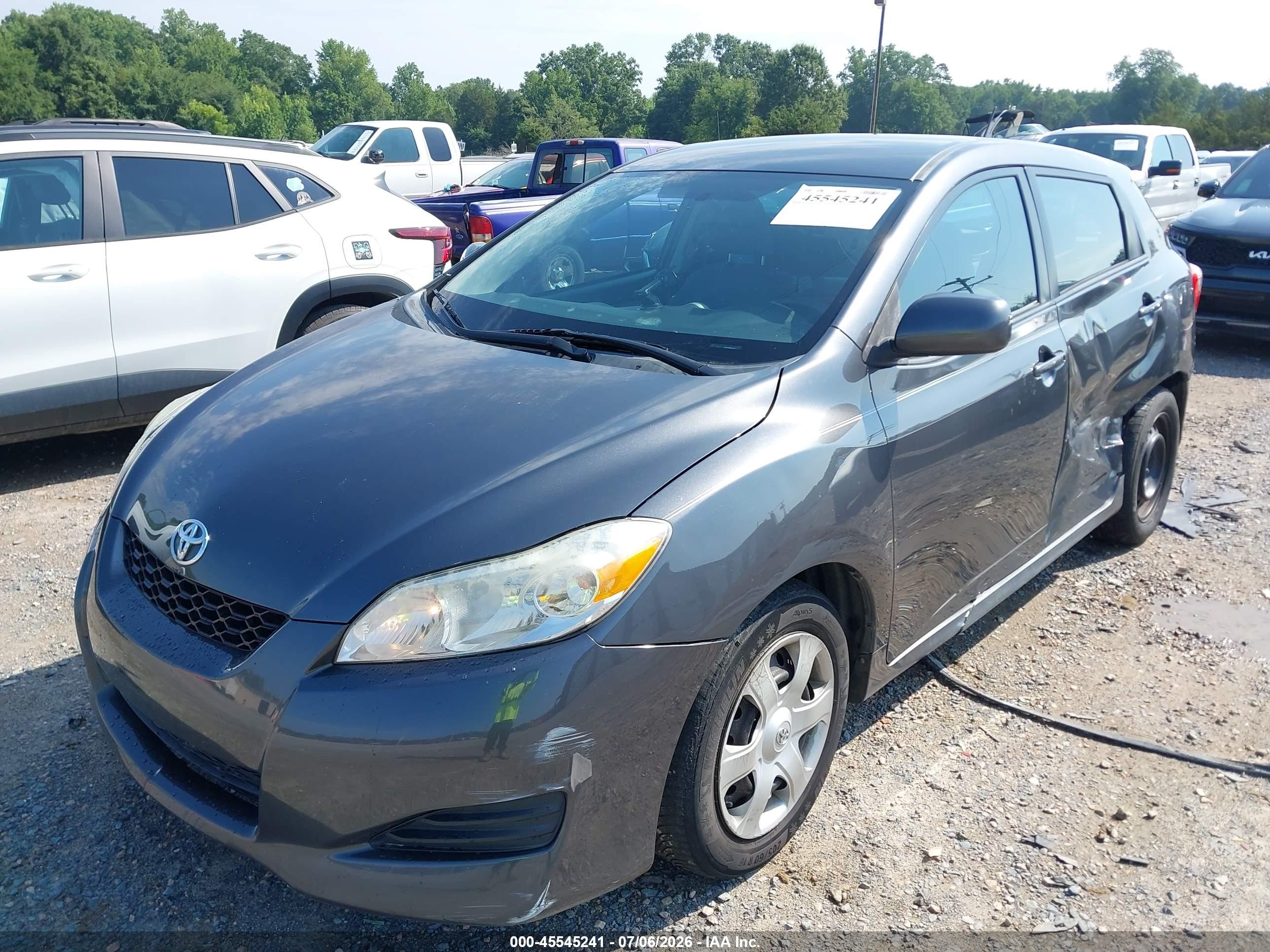 2009 Toyota Matrix   Gray vin: 2T1KU40E89C123953