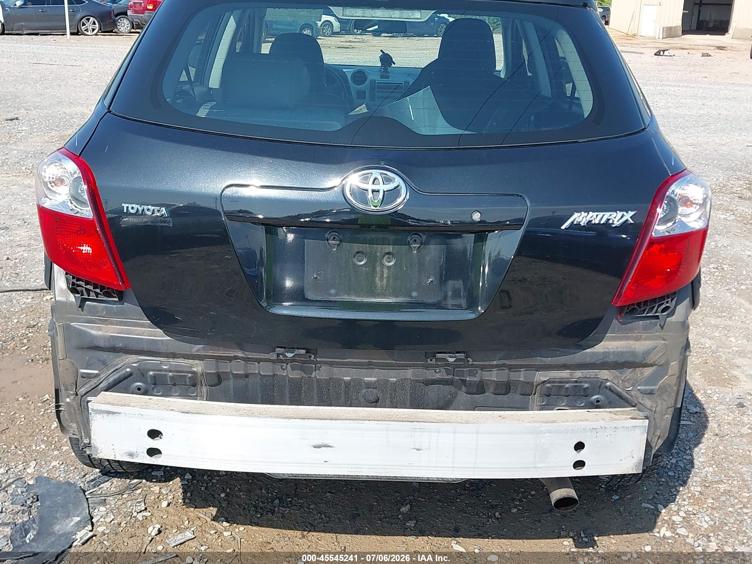 2009 Toyota Matrix   Gray vin: 2T1KU40E89C123953