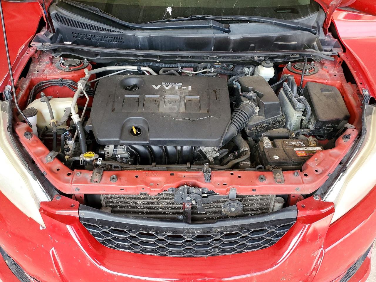 2009 Toyota Matrix Base Red vin: 2T1KU40E89C169380