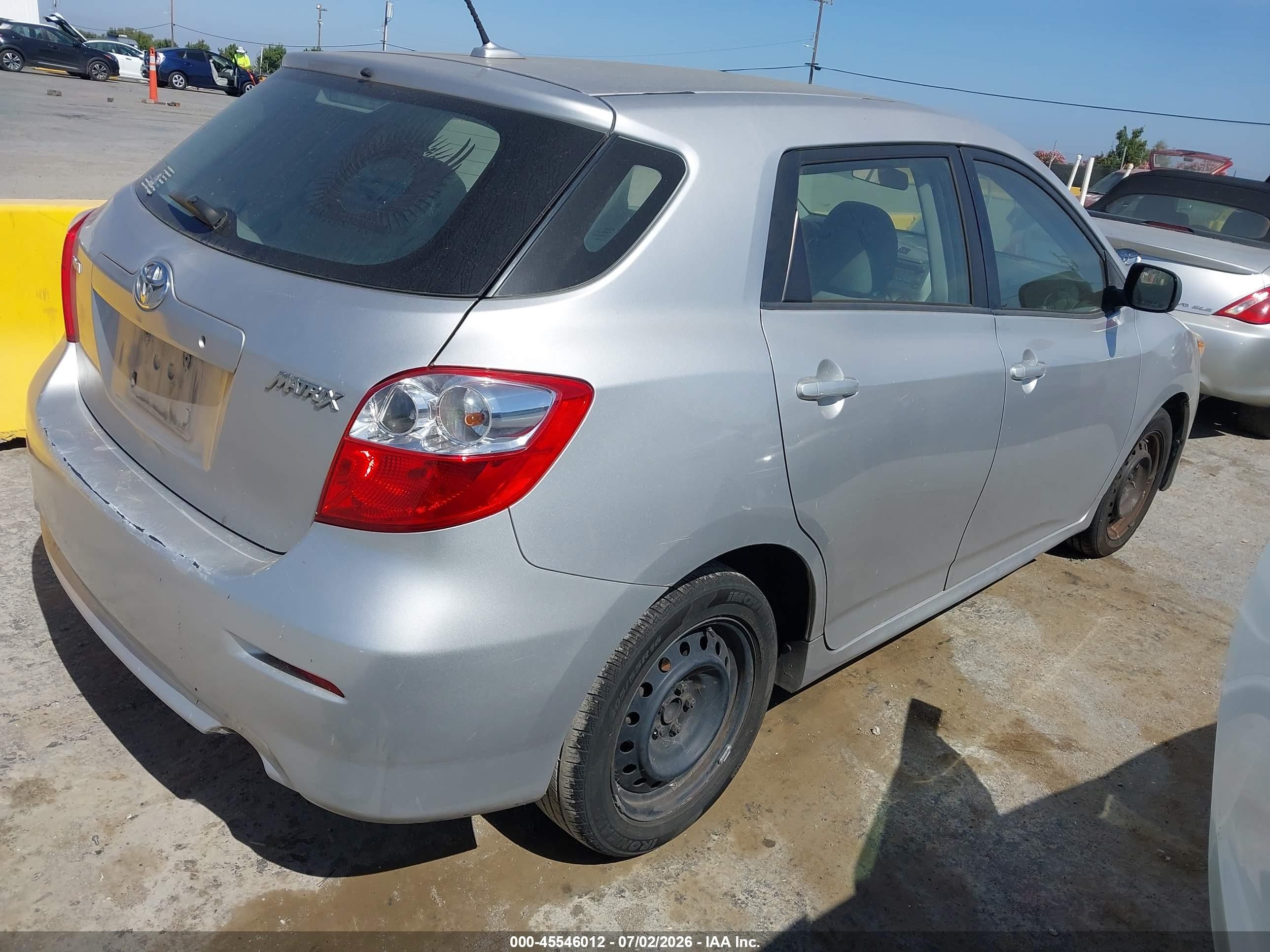 2009 Toyota Matrix   Gray vin: 2T1KU40E89C173686