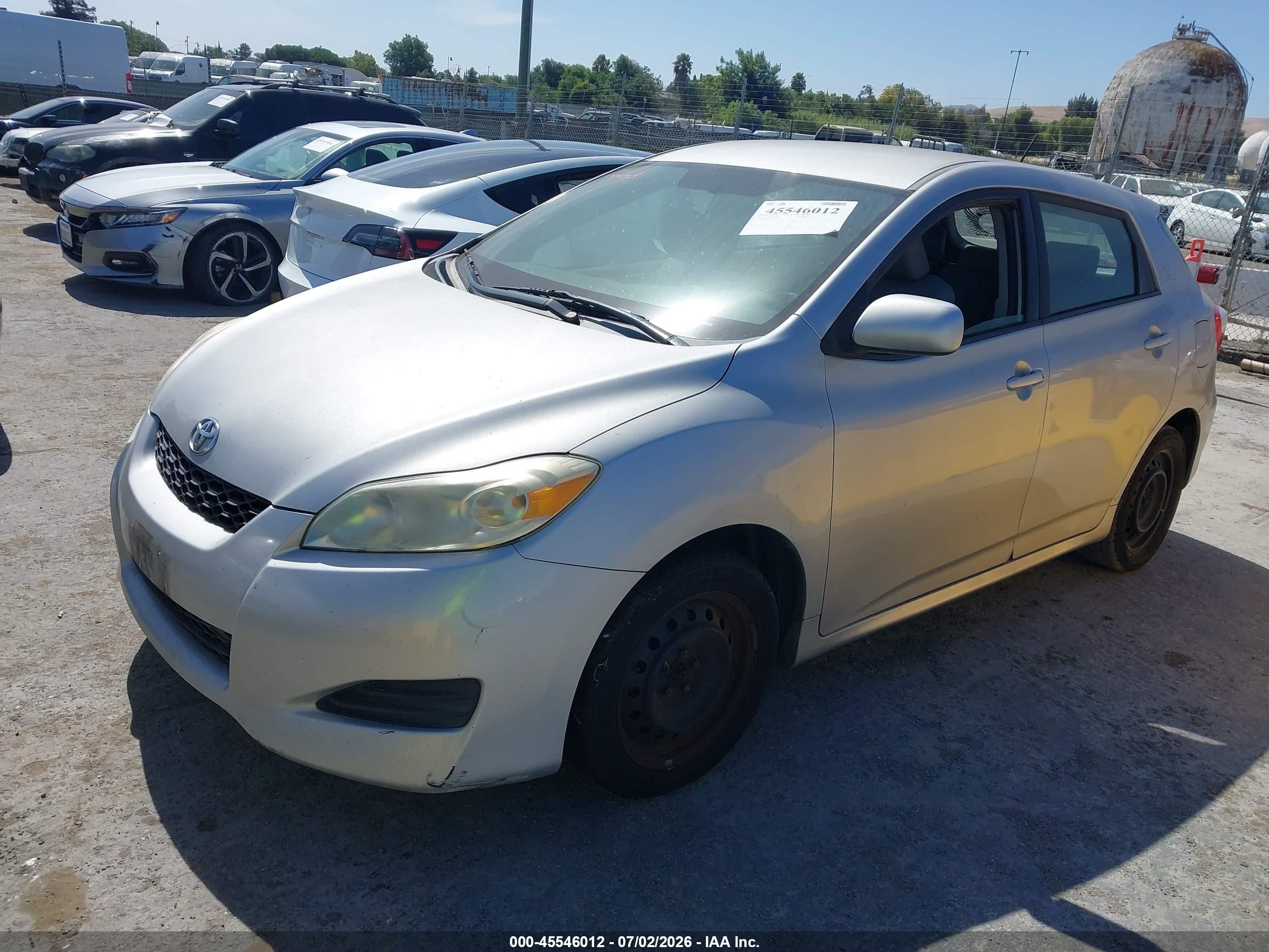 2009 Toyota Matrix   Gray vin: 2T1KU40E89C173686