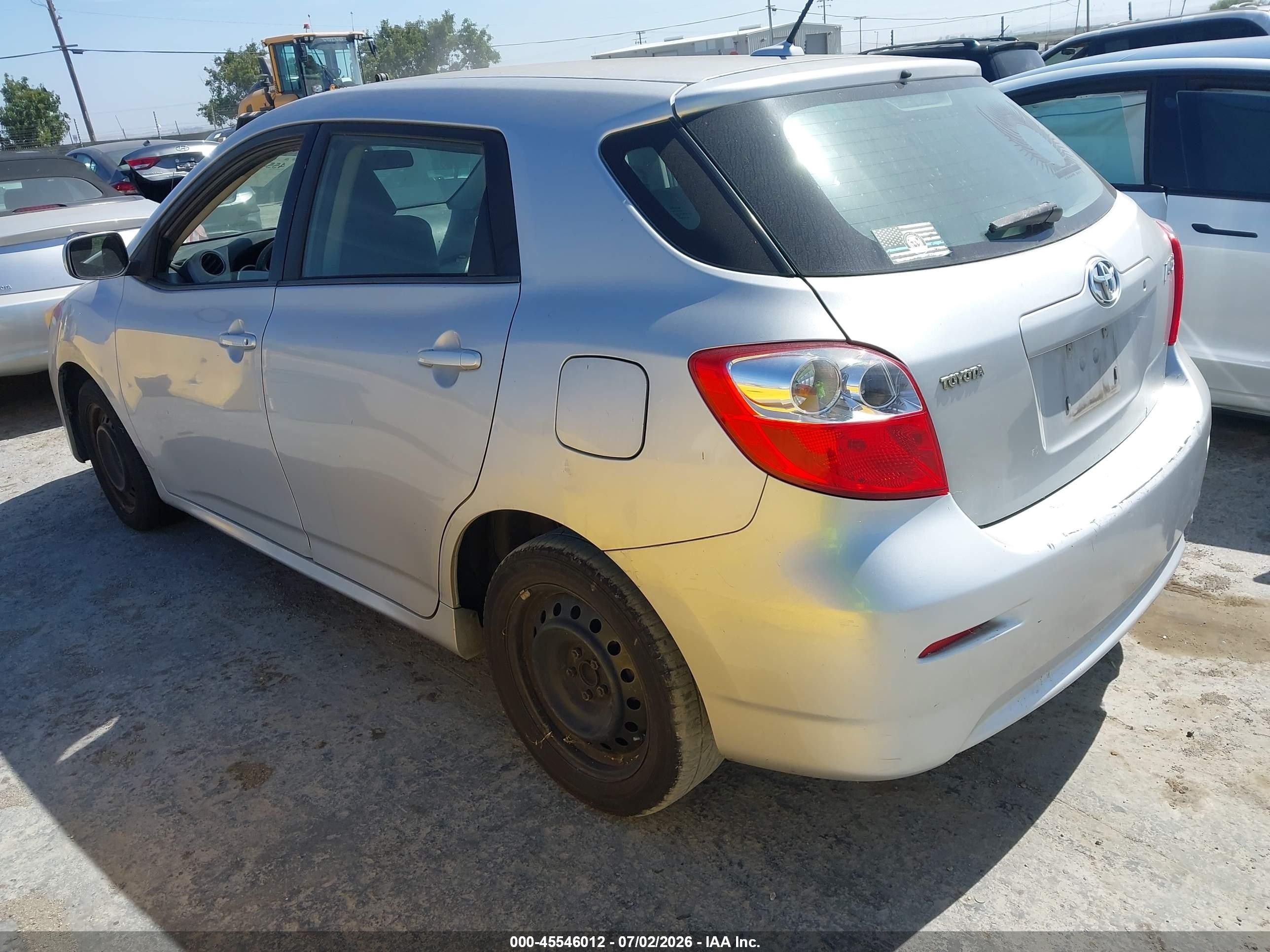 2009 Toyota Matrix   Gray vin: 2T1KU40E89C173686