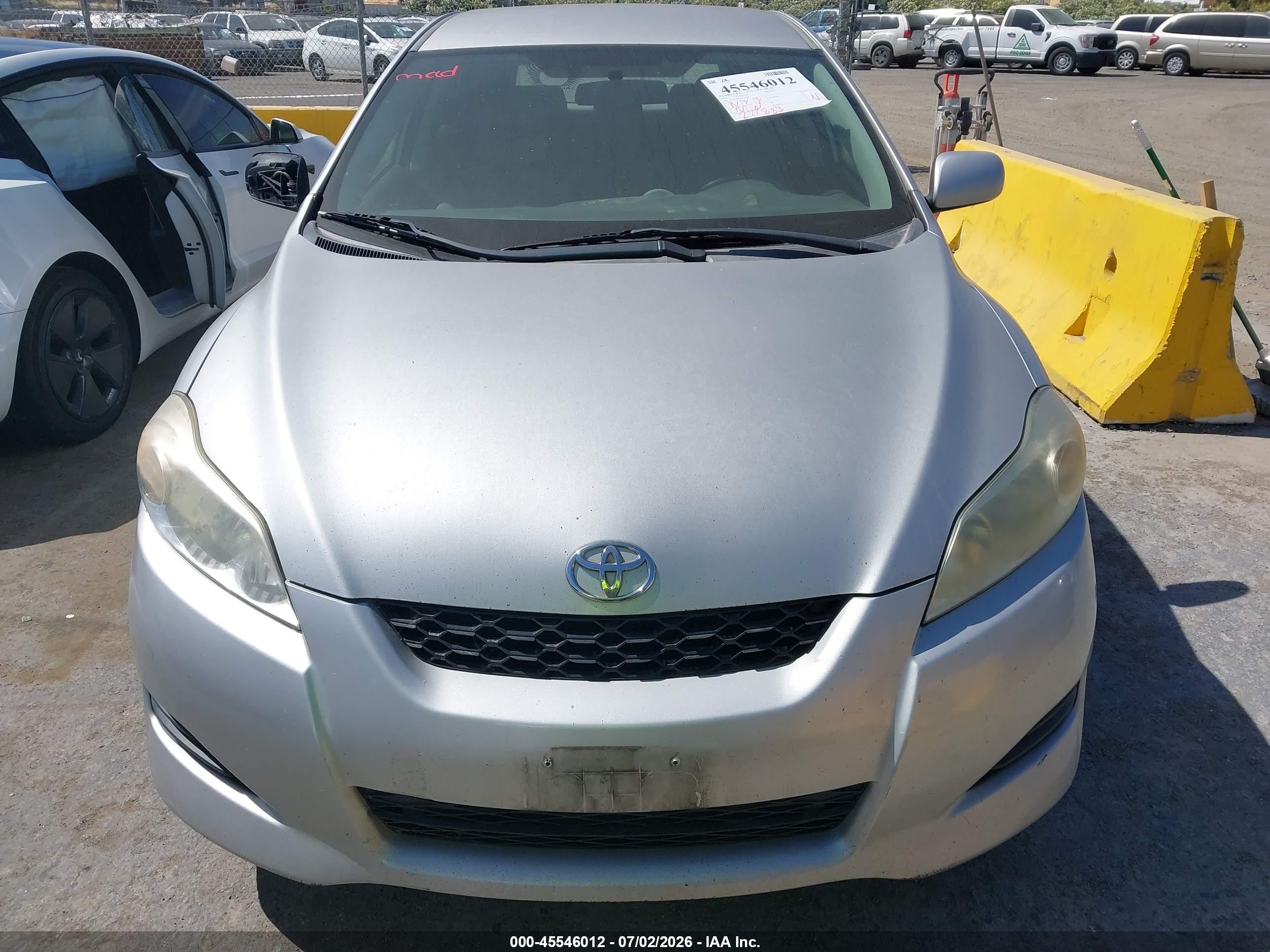 2009 Toyota Matrix   Gray vin: 2T1KU40E89C173686