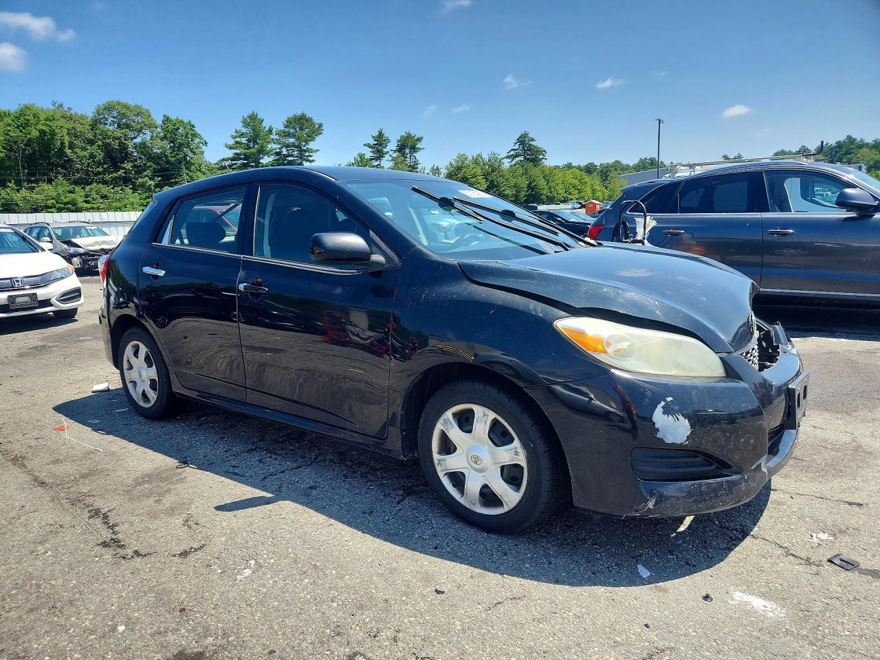 2009 Toyota Matrix Base Black vin: 2T1KU40E89C174983