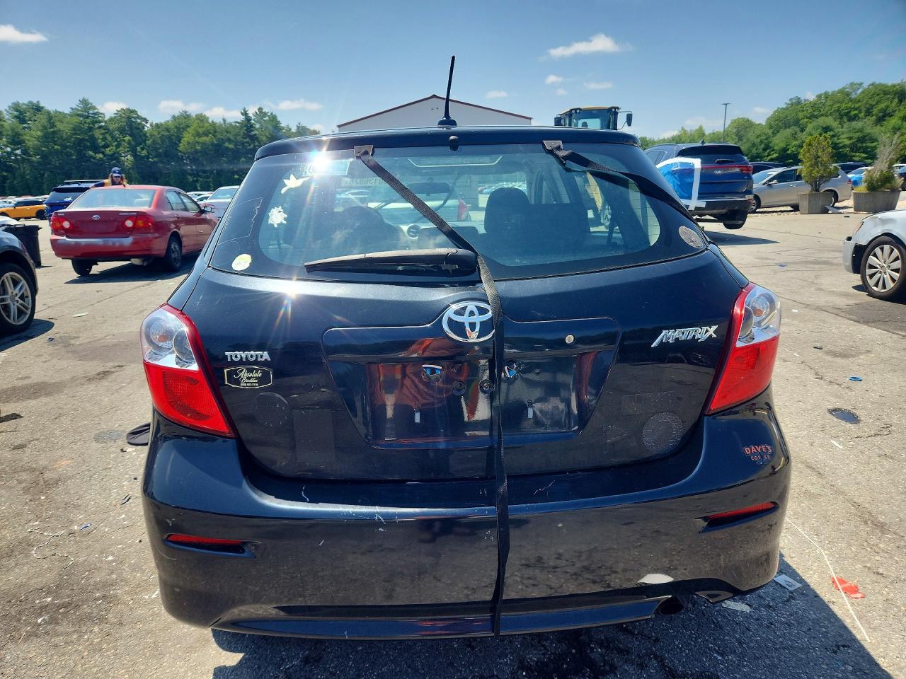 2009 Toyota Matrix Base Black vin: 2T1KU40E89C174983