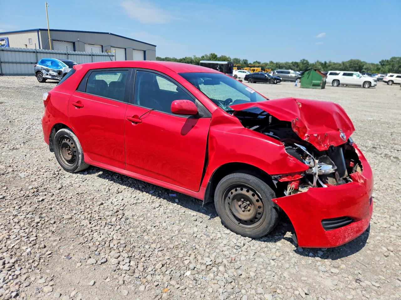 2009 Toyota Matrix Base Red vin: 2T1KU40E99C002588