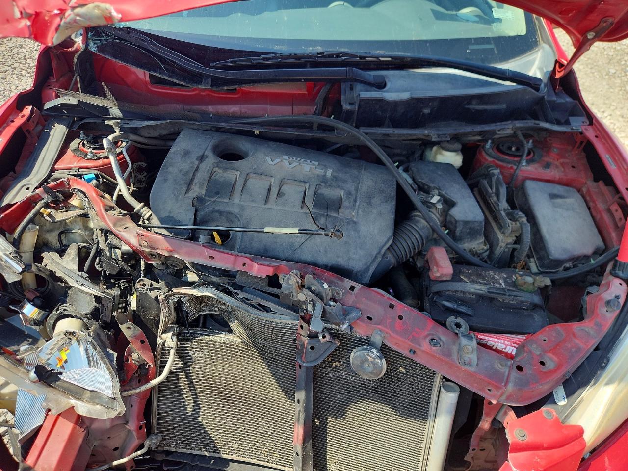 2009 Toyota Matrix Base Red vin: 2T1KU40E99C002588