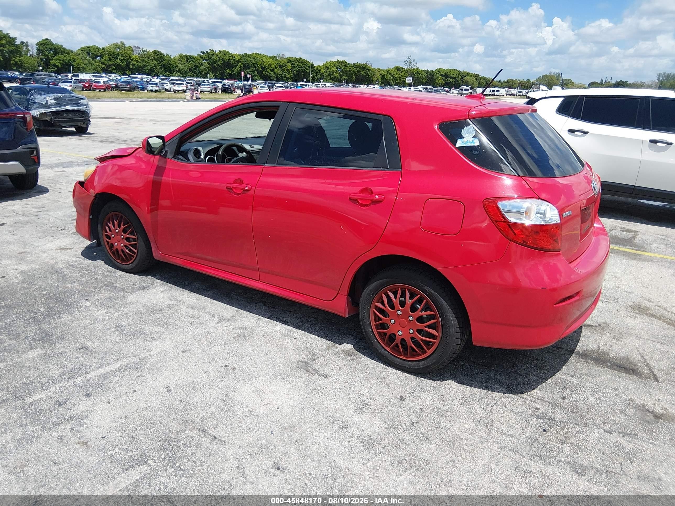 2009 Toyota Matrix   Красный vin: 2T1KU40E99C071040