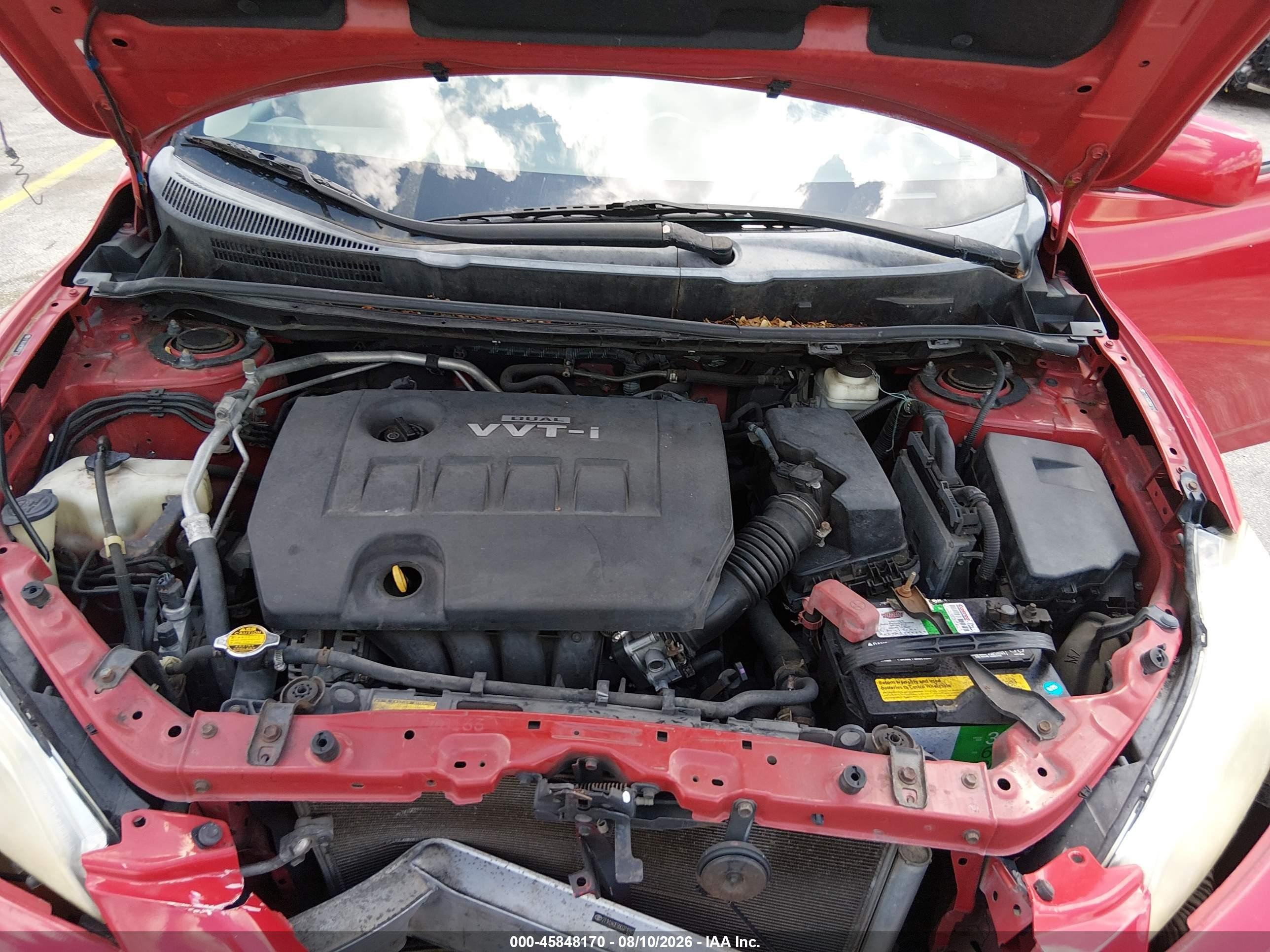2009 Toyota Matrix   Красный vin: 2T1KU40E99C071040
