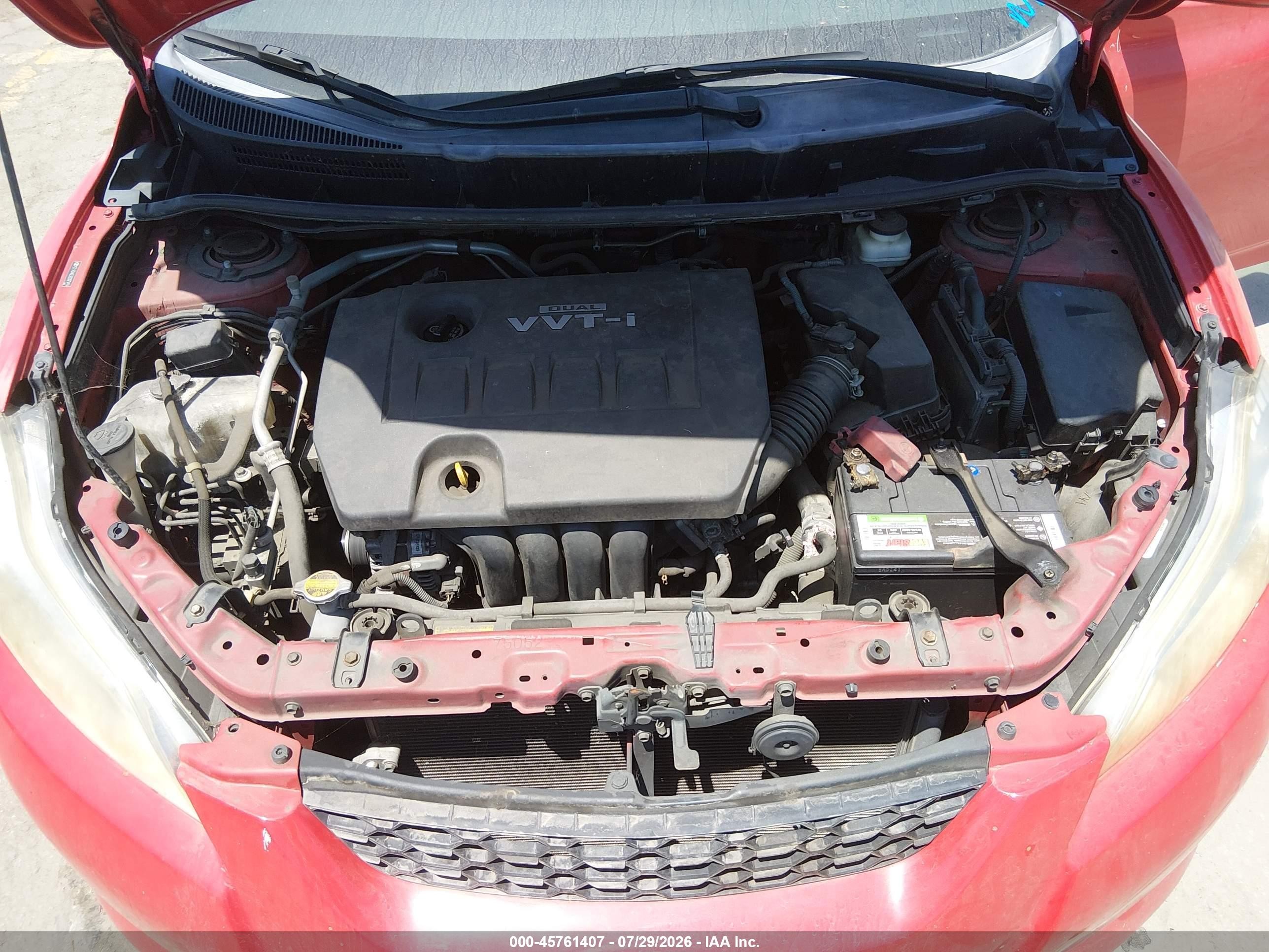 2009 Toyota Matrix   Red vin: 2T1KU40E99C074777