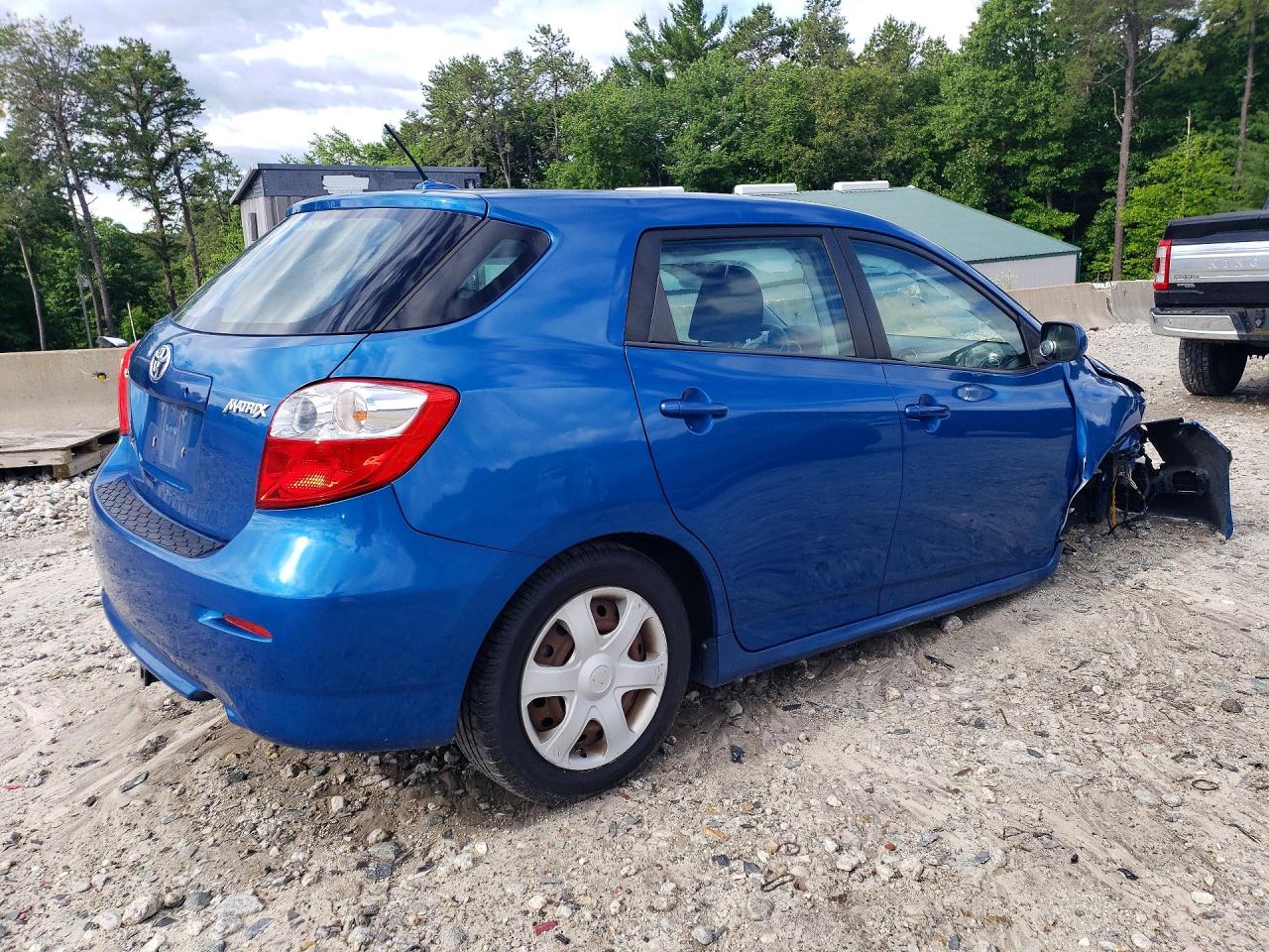 2009 Toyota Matrix Base Синий vin: 2T1KU40E99C097248