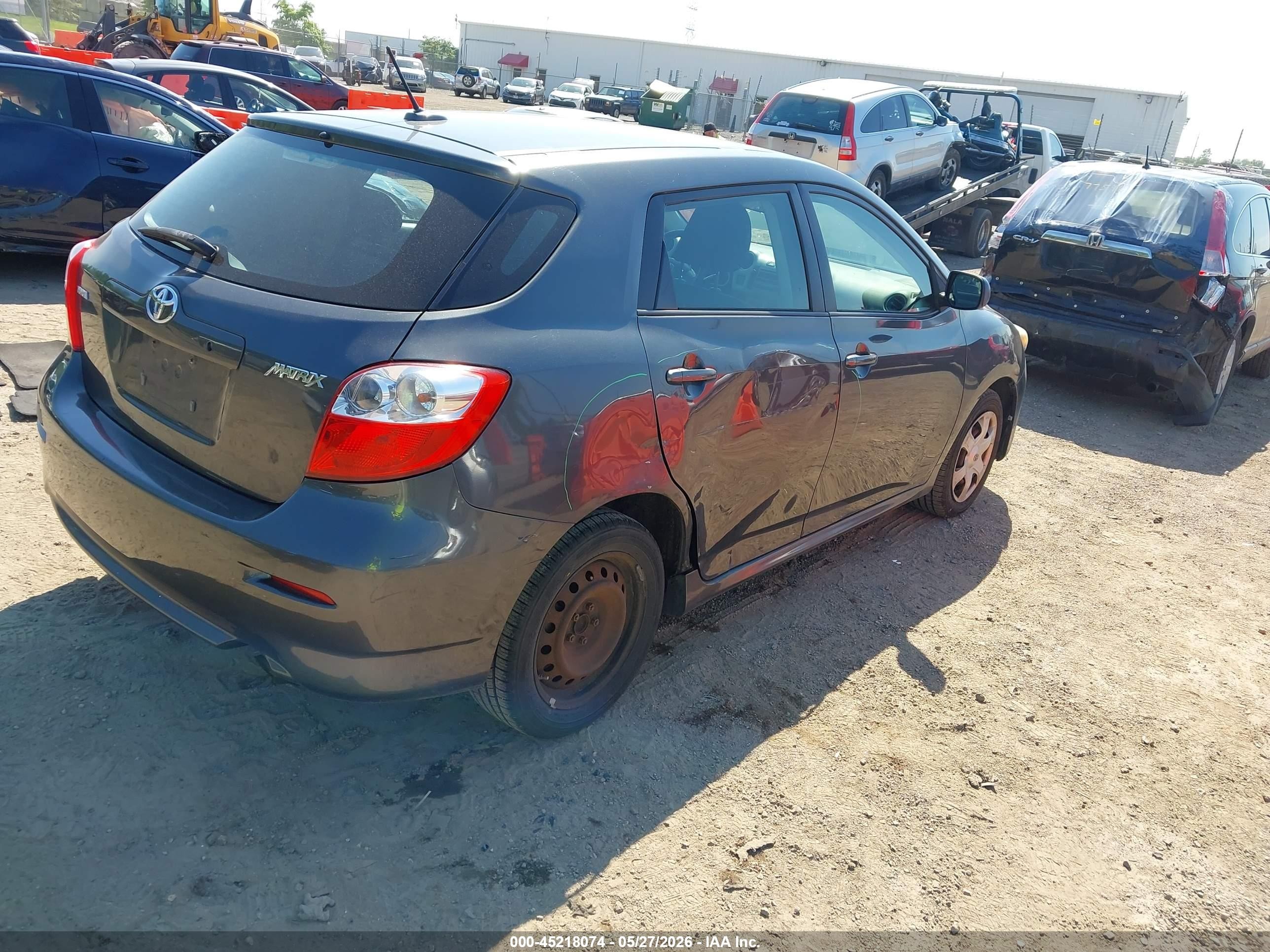 2009 Toyota Matrix Gray vin: 2T1KU40E99C130636