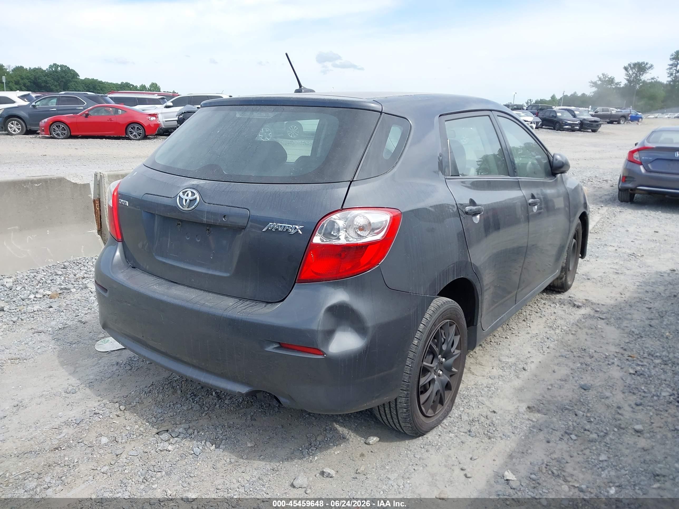 2009 Toyota Matrix   Серый vin: 2T1KU40EX9C009565