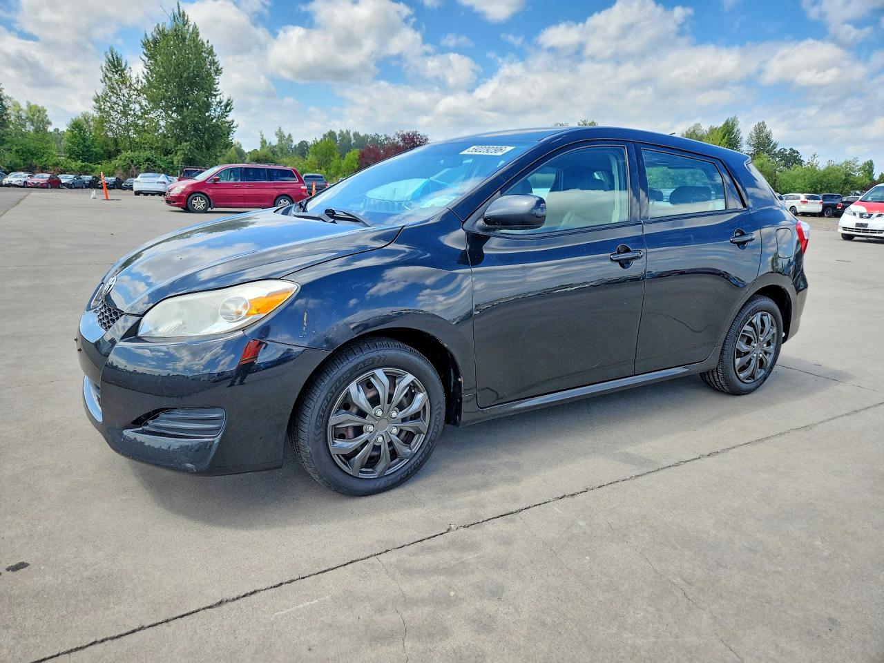 2009 Toyota Matrix Base Black vin: 2T1KU40EX9C068101