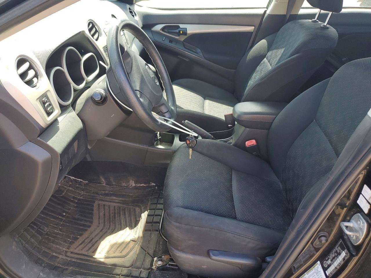 2010 Toyota Matrix Base Black vin: 2T1KU4EE0AC231089