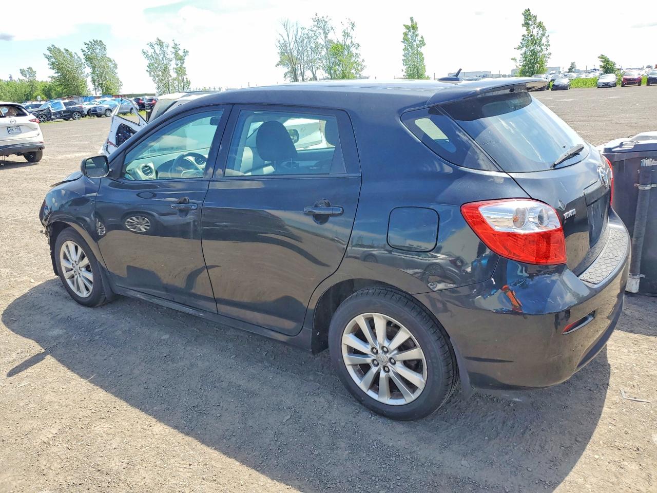 2010 Toyota Matrix Base Black vin: 2T1KU4EE0AC231089