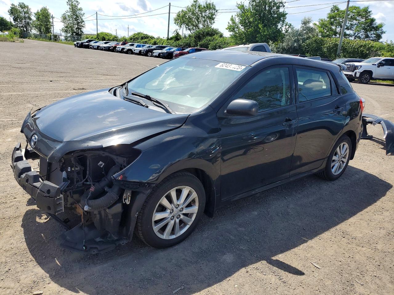 2010 Toyota Matrix Base Black vin: 2T1KU4EE0AC231089