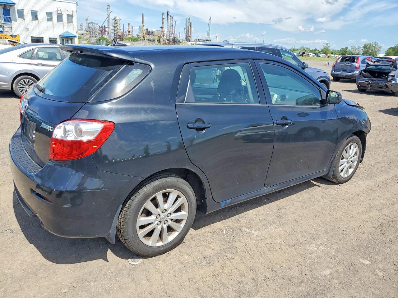 2010 Toyota Matrix Base Black vin: 2T1KU4EE0AC231089