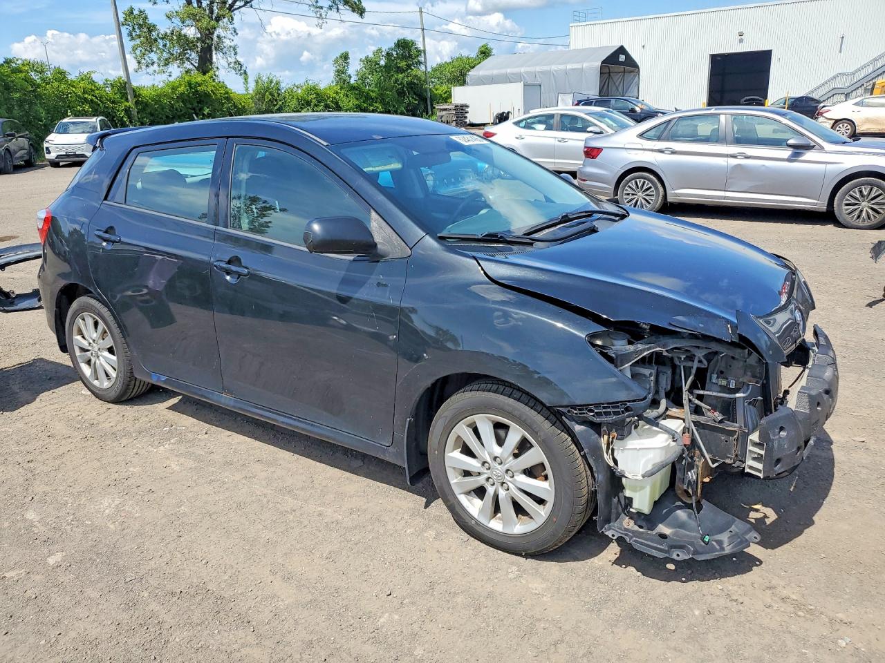 2010 Toyota Matrix Base Black vin: 2T1KU4EE0AC231089