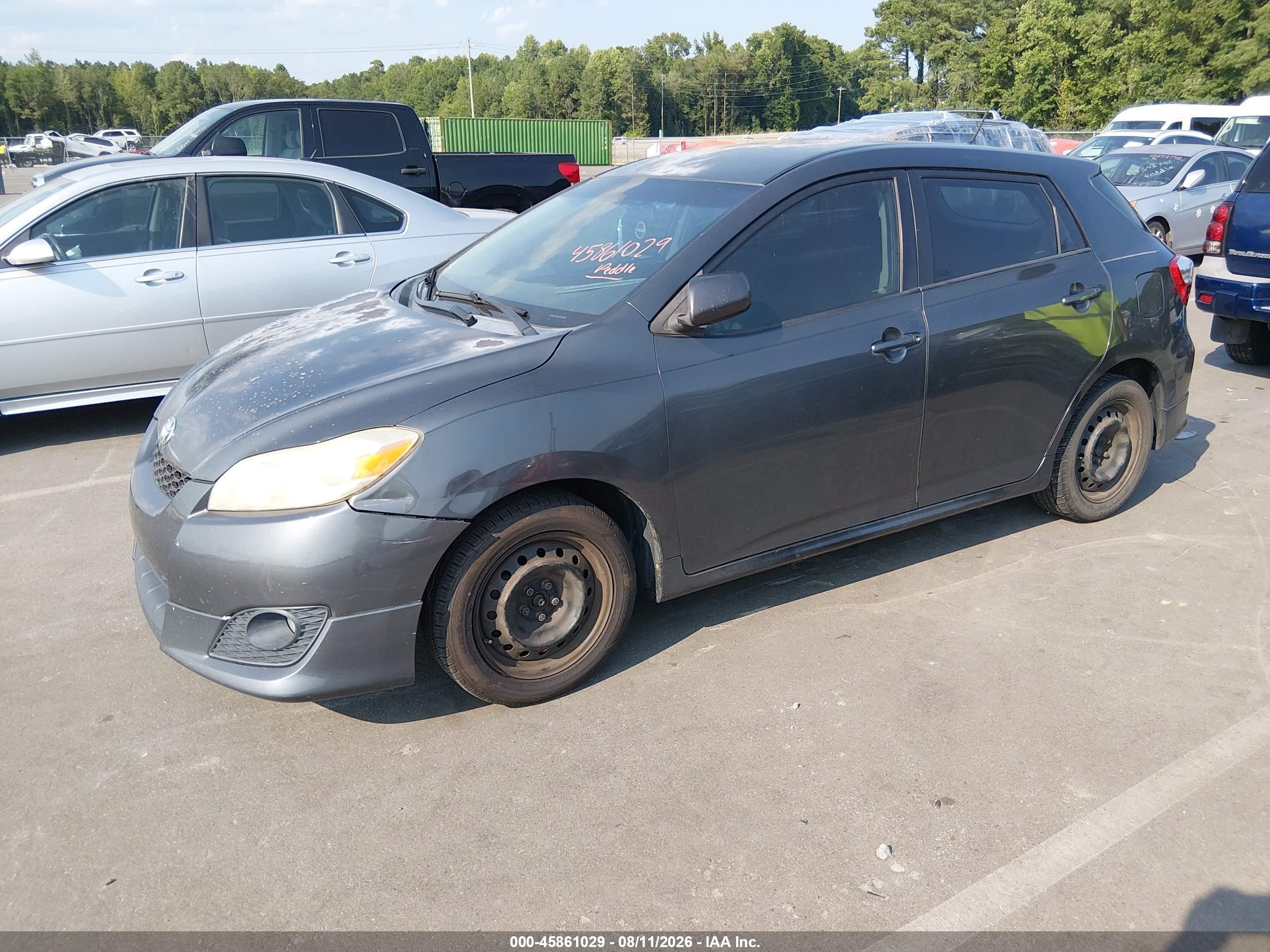 2010 Toyota Matrix   Black vin: 2T1KU4EE0AC250855