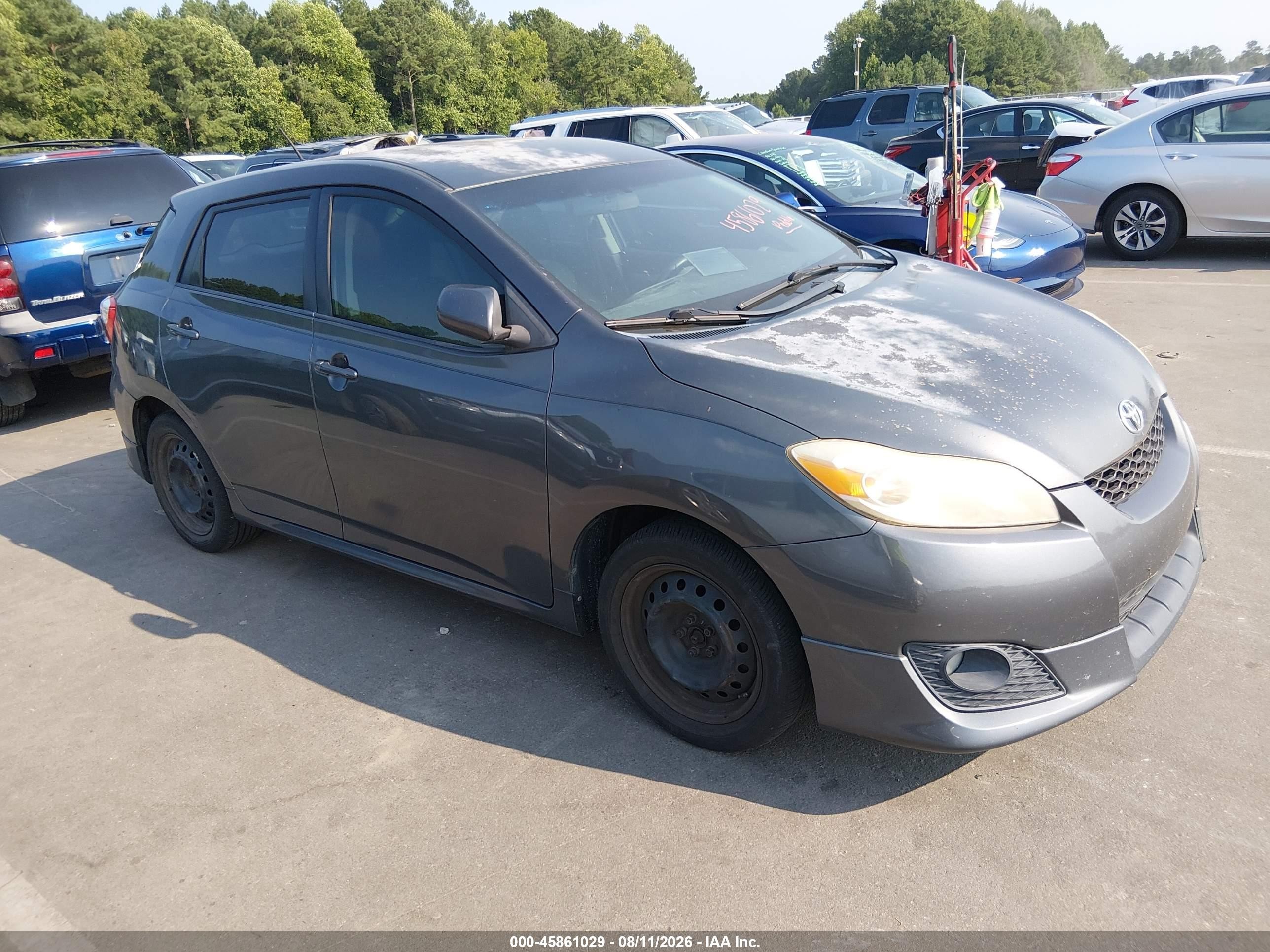 2010 Toyota Matrix   Black vin: 2T1KU4EE0AC250855