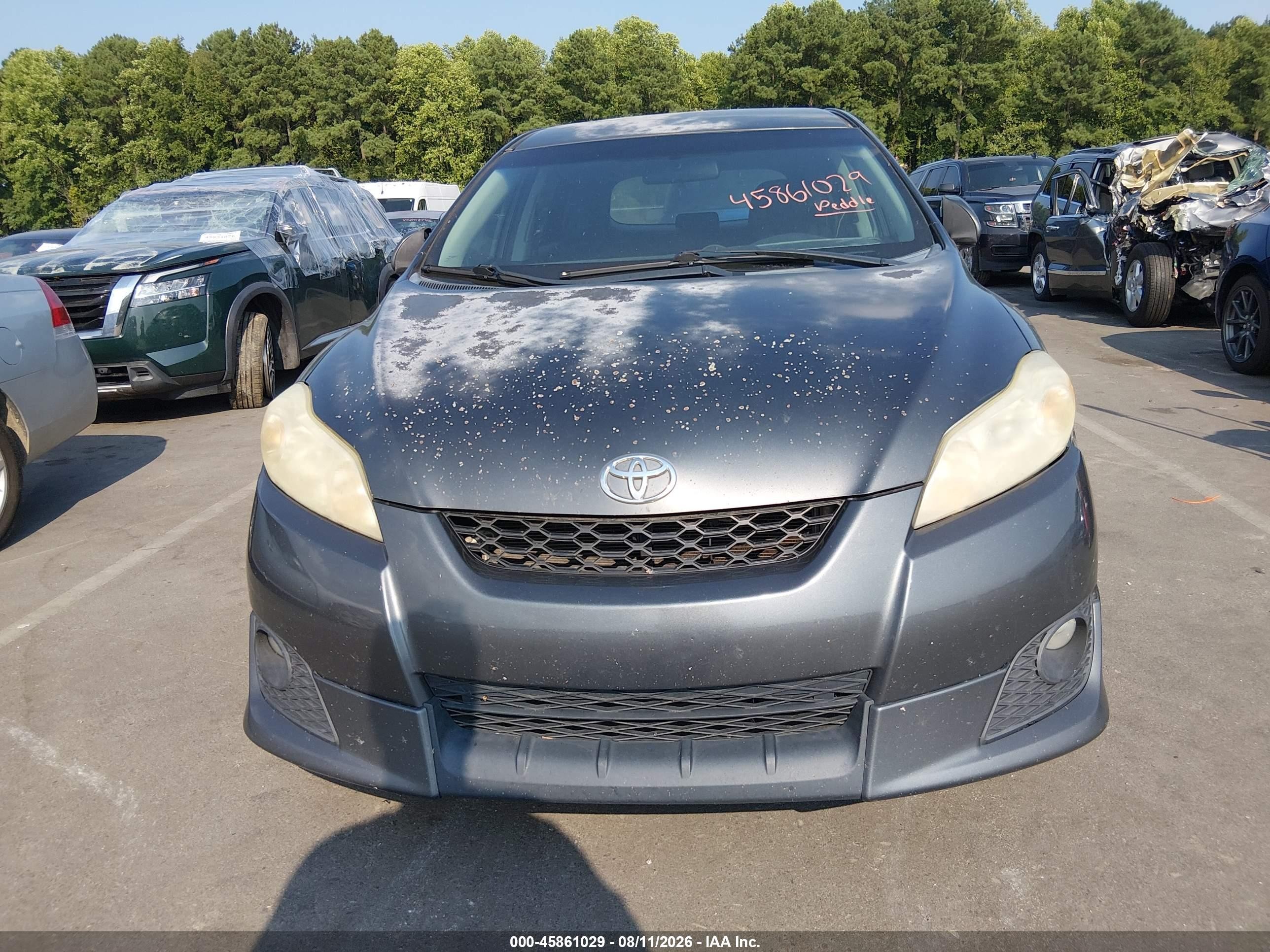 2010 Toyota Matrix   Black vin: 2T1KU4EE0AC250855