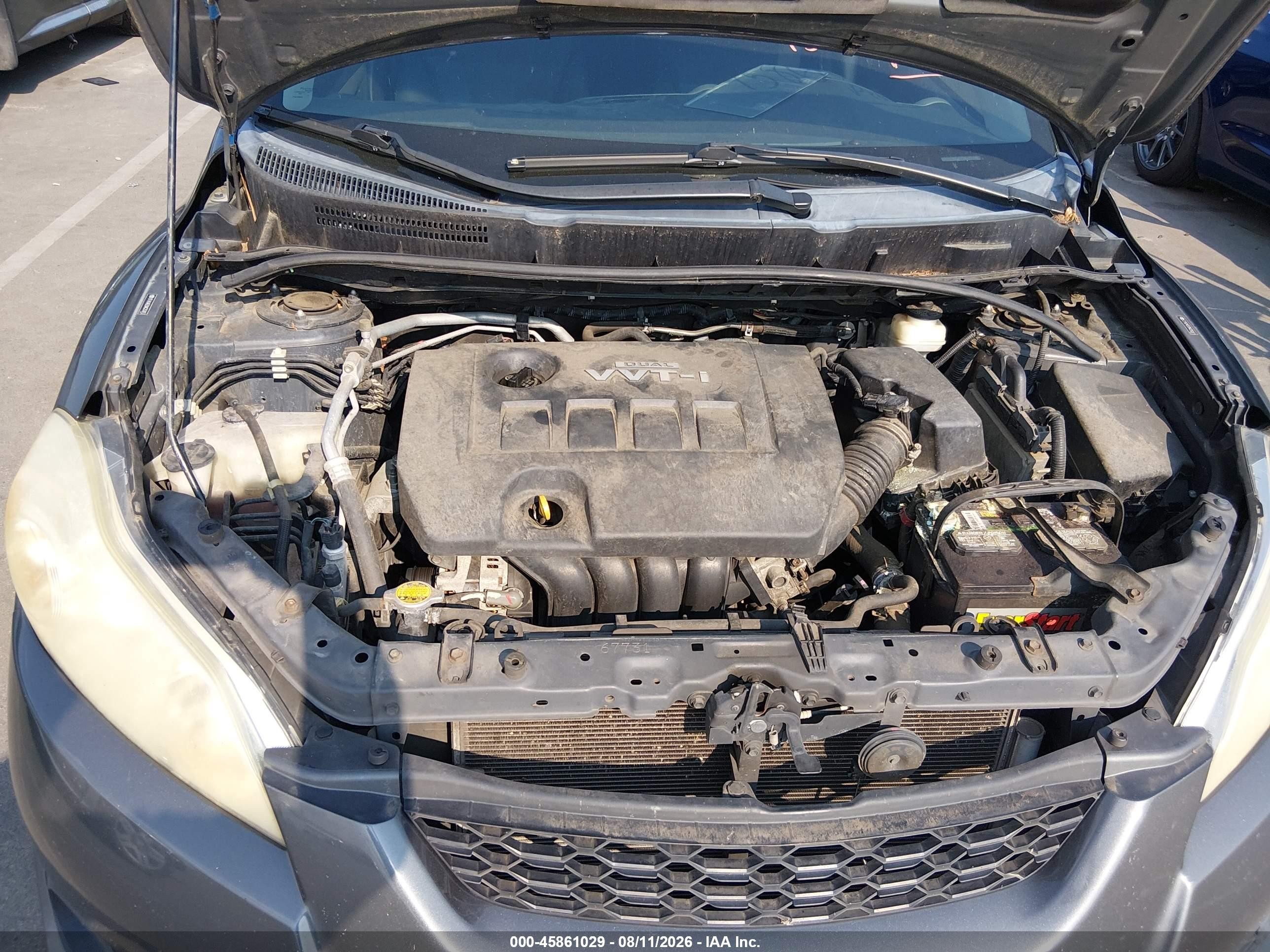 2010 Toyota Matrix   Black vin: 2T1KU4EE0AC250855