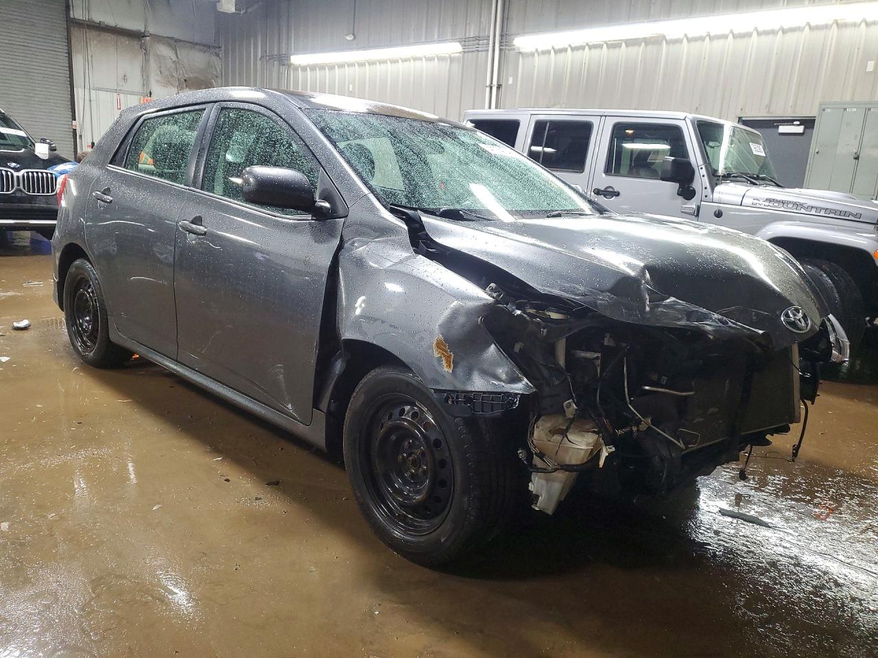 2010 Toyota Matrix Base Gray vin: 2T1KU4EE0AC301707