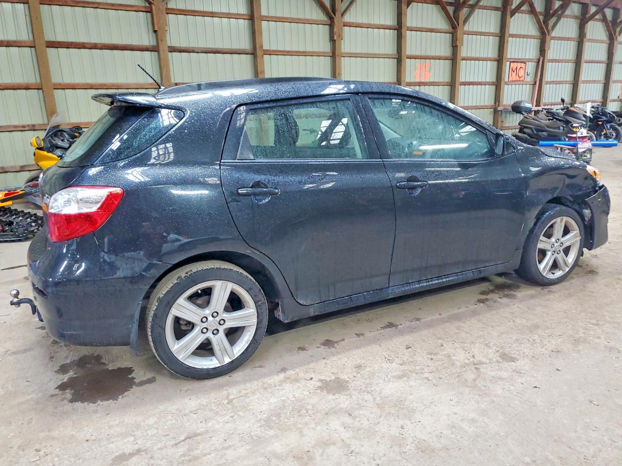 2010 Toyota Corolla Matrix Base Black vin: 2T1KU4EE0AC394390